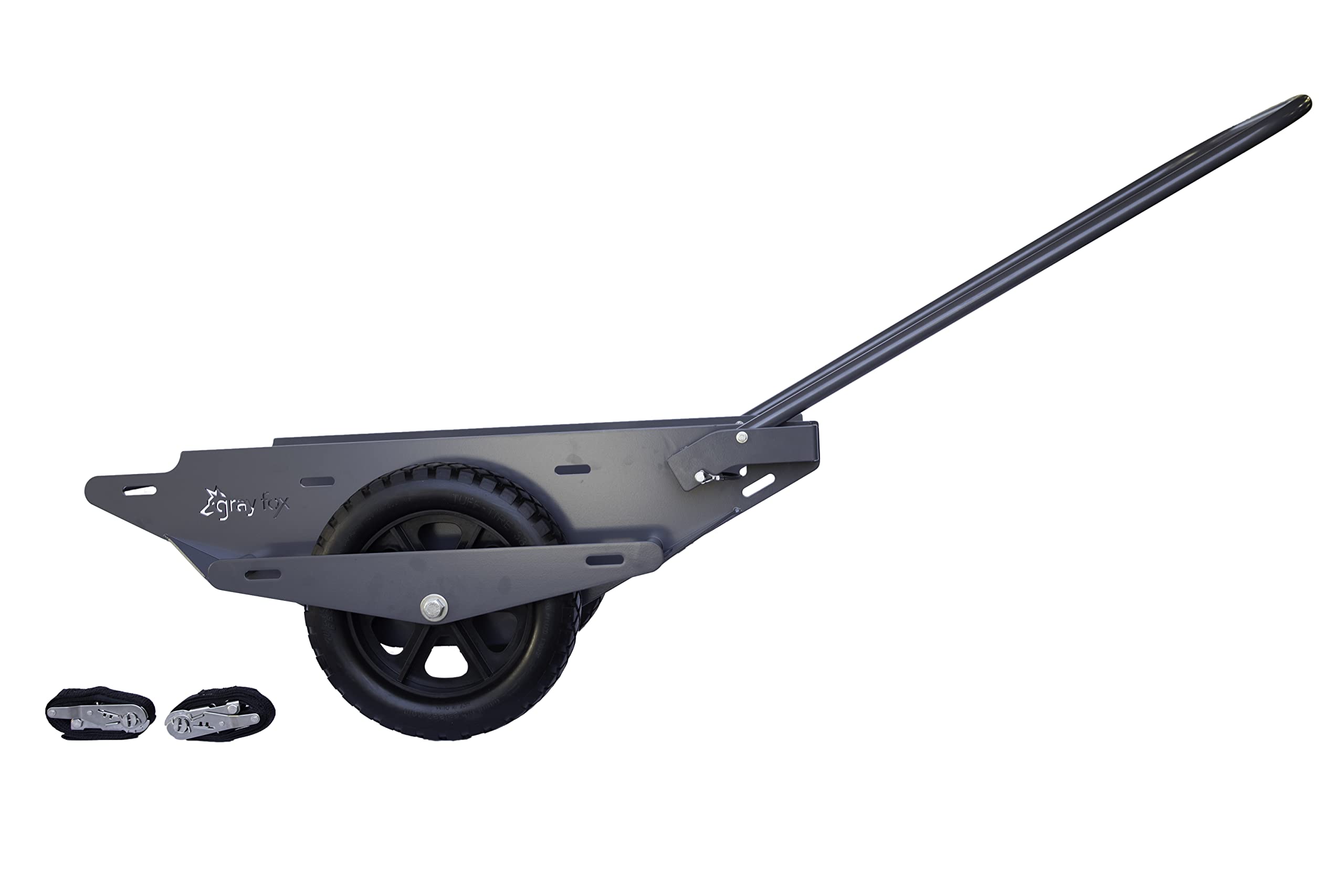 Heavy Duty Gray Fox Game Cart - All-Terrain Deer Hauler for Hunting Gear & Equipment | Perfect for Off-Road Hunting, Camping & Outdoor Adventures