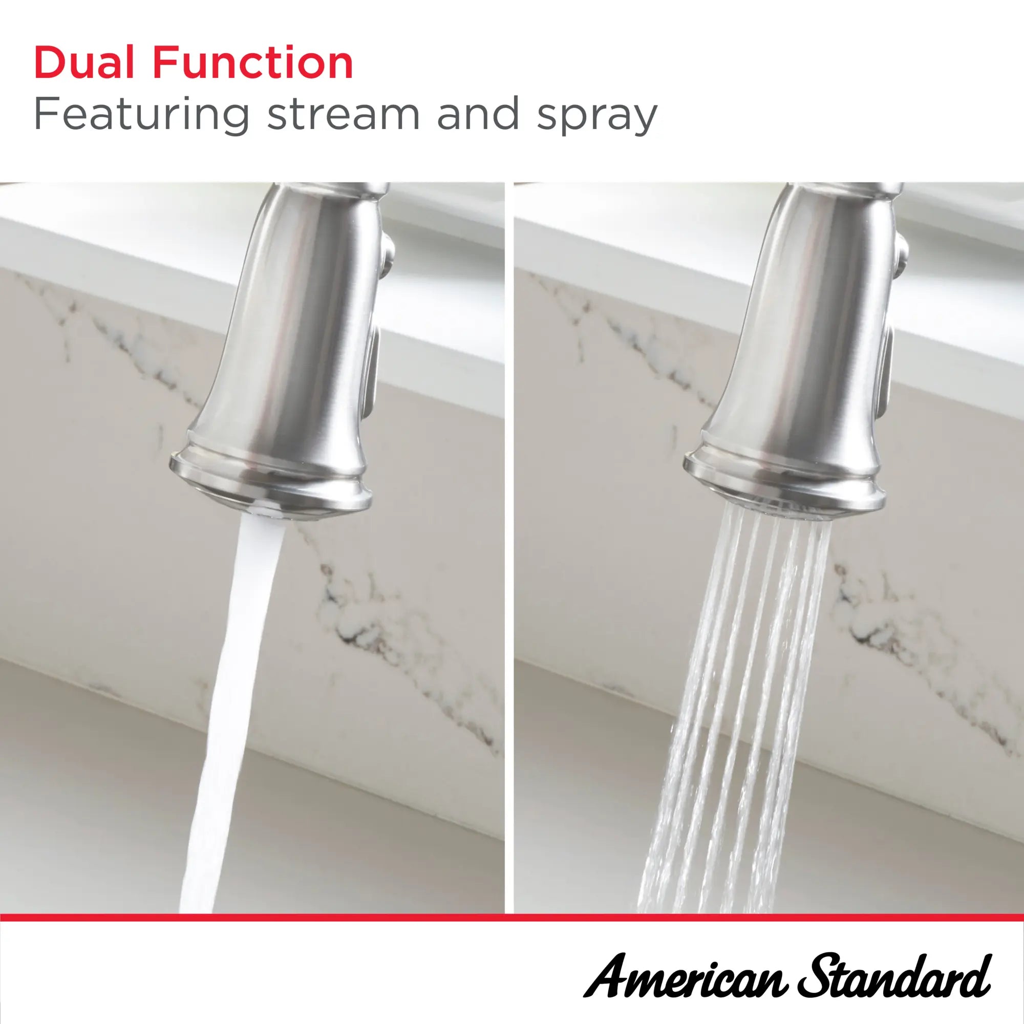 Delancey® Single Handle Pull Down Kitchen Faucet with Dual Spray Function - 1.5 GPM/5.7 LPM - Perfect for Modern Homes & Restaurant-Style Sinks