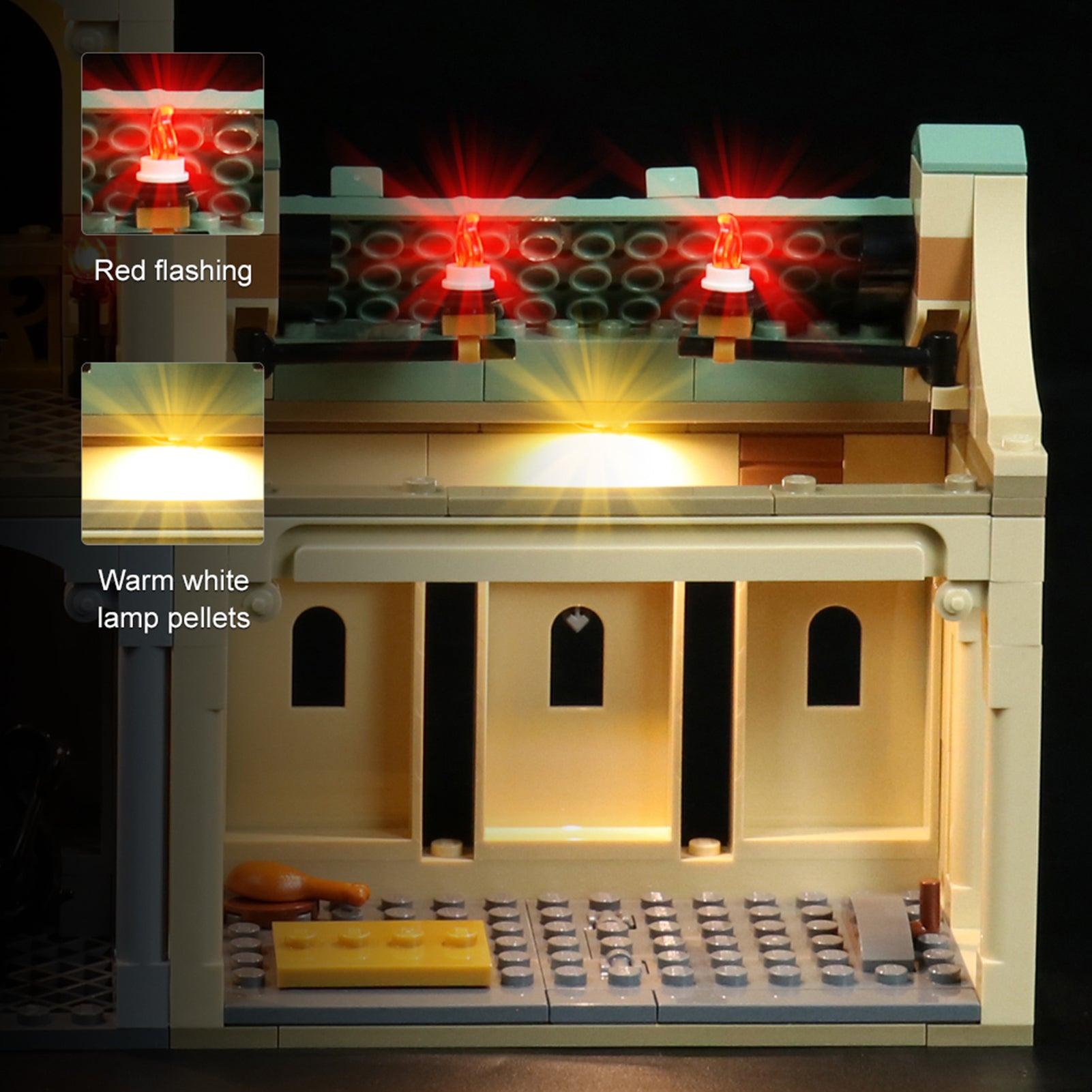 LEGO Harry Potter Fluffy Encounter 76387 Light Kit - LED Lighting Set for LEGO Hogwarts Castle Building Blocks - Perfect for Display & Nighttime Play