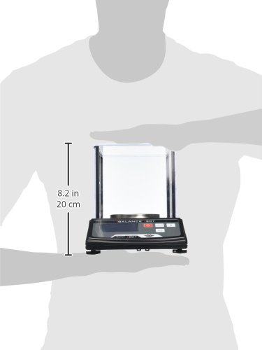 My Weigh SCM201 Ibalance 201 Digital Precision Scale - 0.1g Accuracy Table Top Lab Scale for Jewelry, Coffee, Herbs & Cooking | Compact Black Design for Home & Kitchen Use