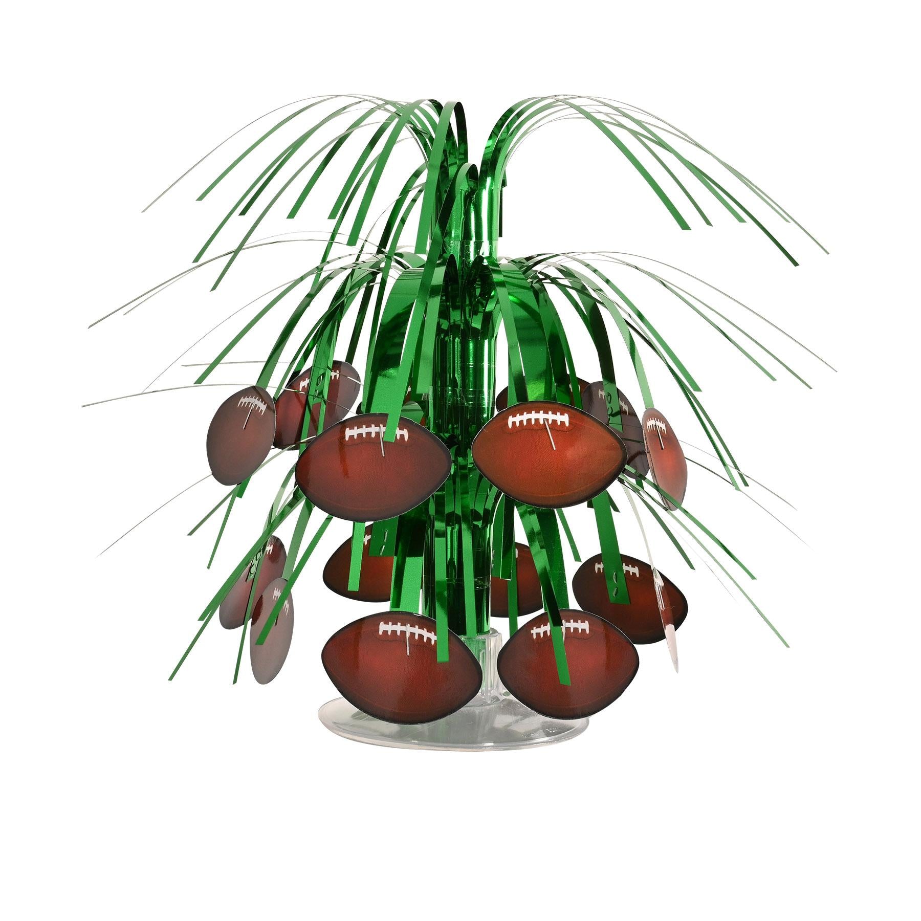 12 Pack Beistle Football Mini Party Cascade Centerpiece - Perfect for Football Game Day Decorations, Tailgating, and Sports Themed Parties