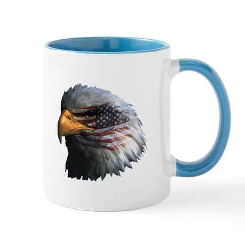White/Blue Inside - American Eagle Mug
