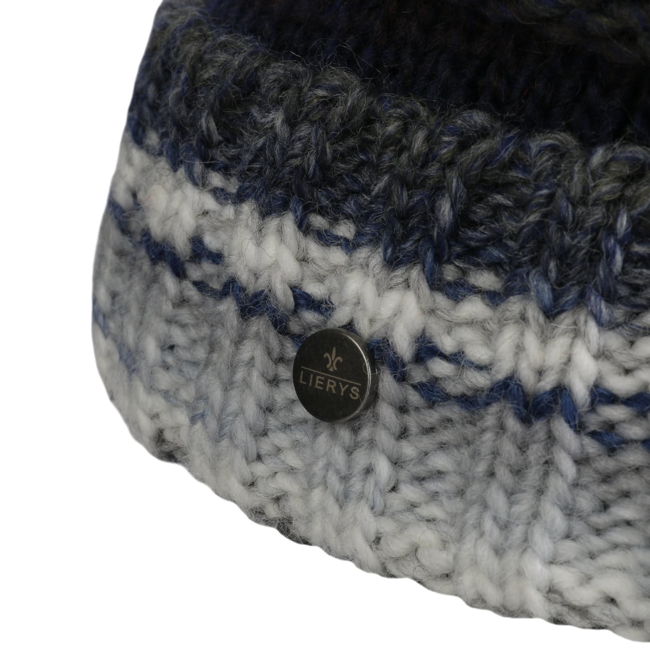 Lierys Faux Fur Pompom Beanie - Soft Winter Knit Hat for Women & Men - Cozy Cold Weather Accessory for Skiing, Snowboarding & Outdoor Activities