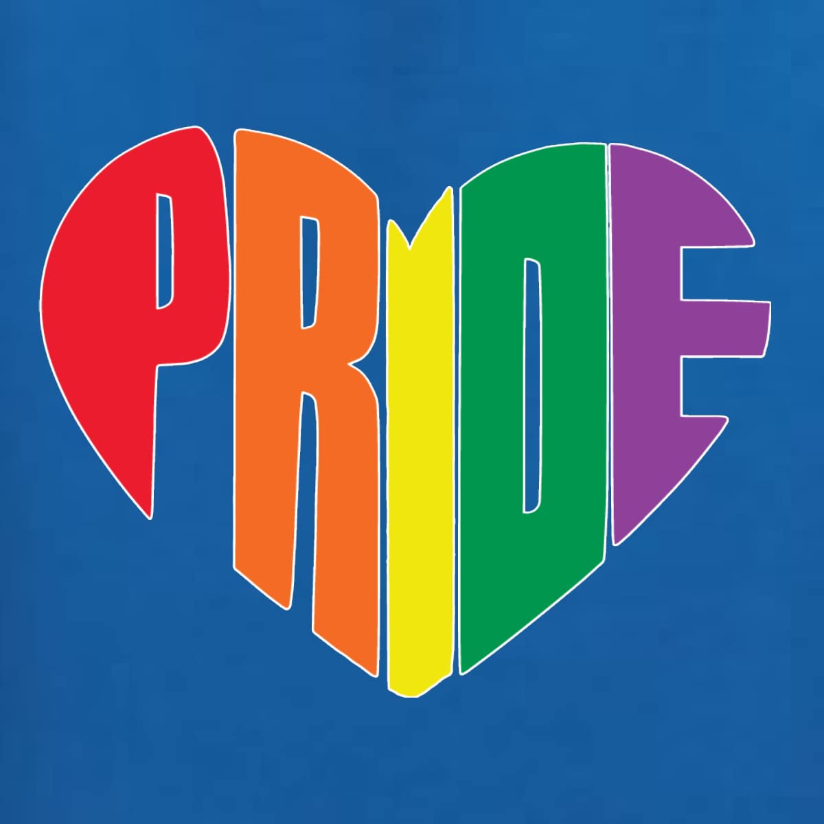 Rainbow LGBTQ Pride Heart V-Neck T-Shirt for Women - Soft Cotton Gay Pride Tee for Pride Month, LGBTQ+ Events & Ally Support