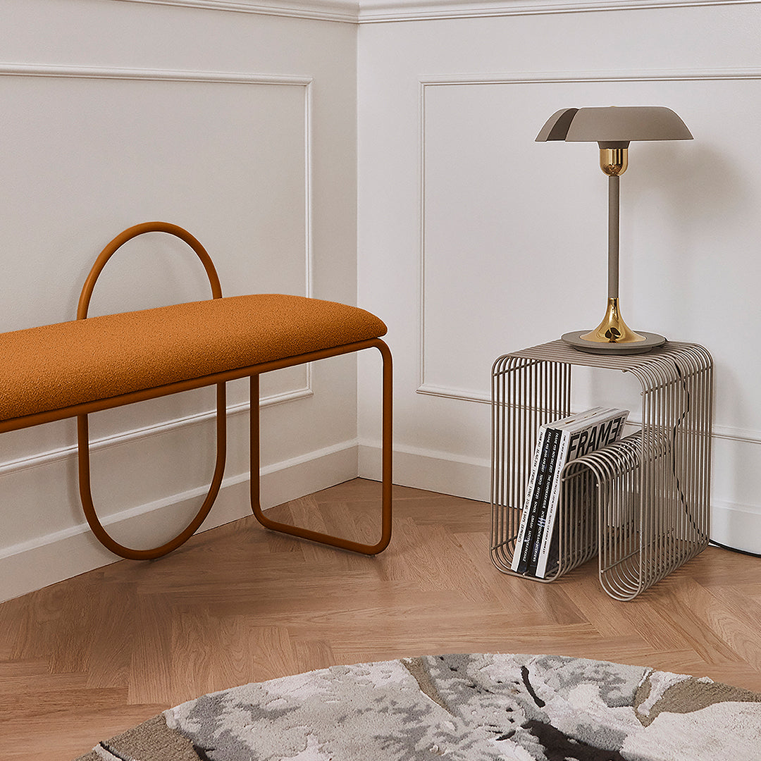 Aytm Angui Bench - Modern Wooden Bench for Living Room, Bedroom, Entryway - Sturdy & Stylish Home Decor Furniture for Indoor Use