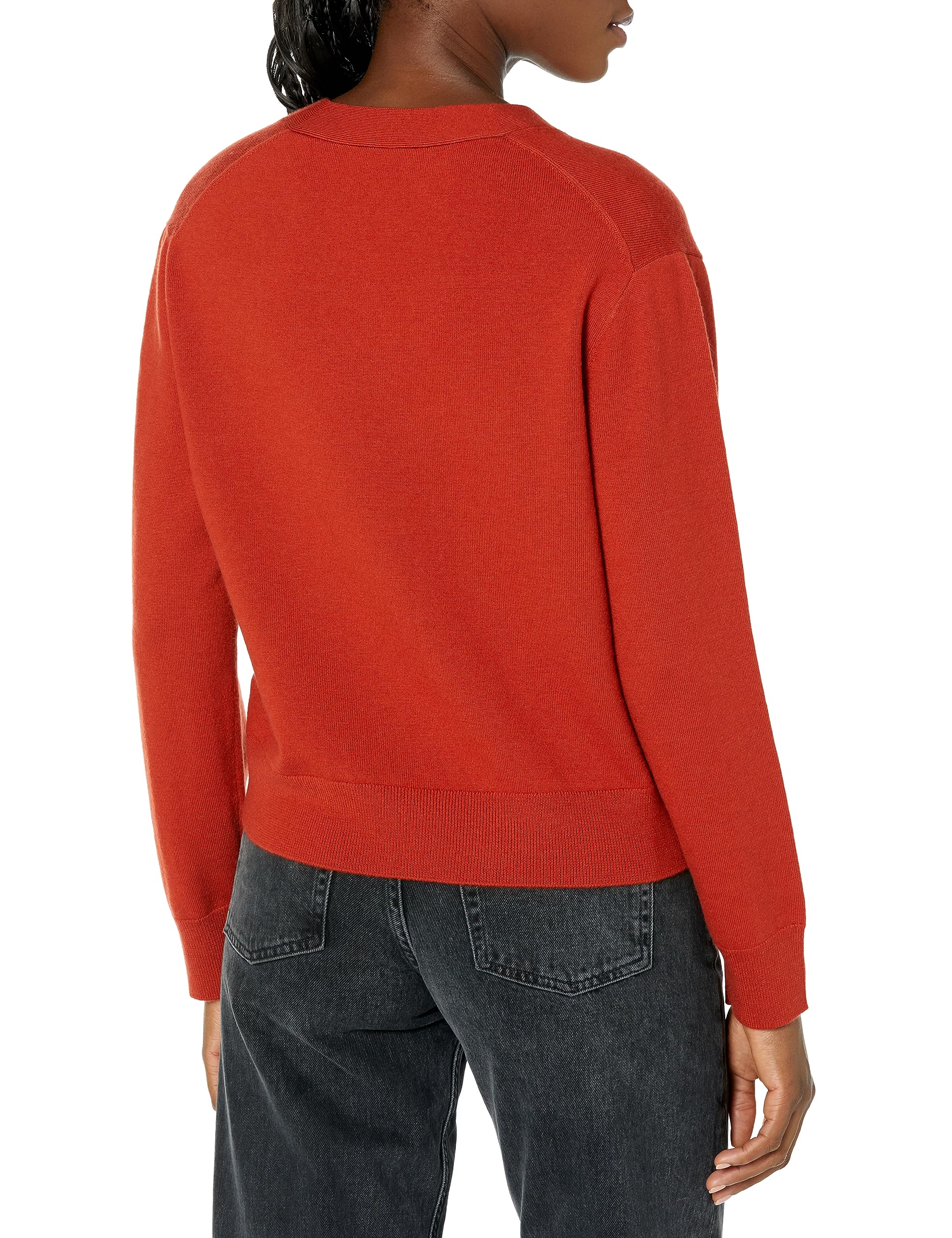 Vince Women's High Button Cardigan Sweater - Soft Knit Long Sleeve Open Front Wrap Cardigan for Work, Office & Casual Outfits