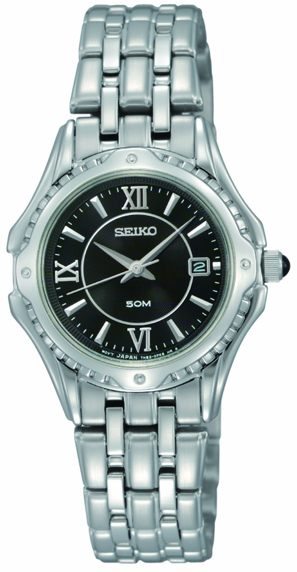 SEIKO Women's SXDC97 Le Grand Sport Watch - Elegant Stainless Steel Analog Watch with Date Display | Perfect for Business, Office, and Formal Occasions
