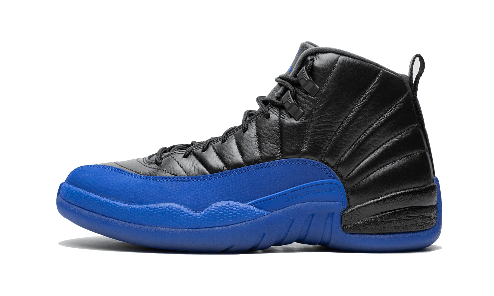Men's Air Jordan 12 Retro Basketball Shoes - Royal Blue/Black (Size 7.5) | Authentic NBA Sneakers for Casual Wear & Street Fashion