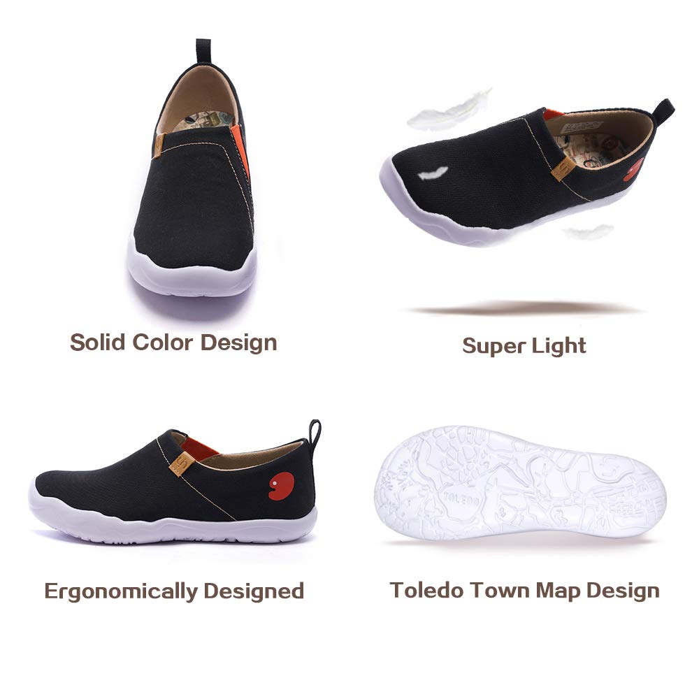 UIN Men's Slip-On Loafers - Lightweight Art Design Travel Shoes for Casual Wear | Stylish & Comfortable Sneakers for Walking, Travel & Everyday Use