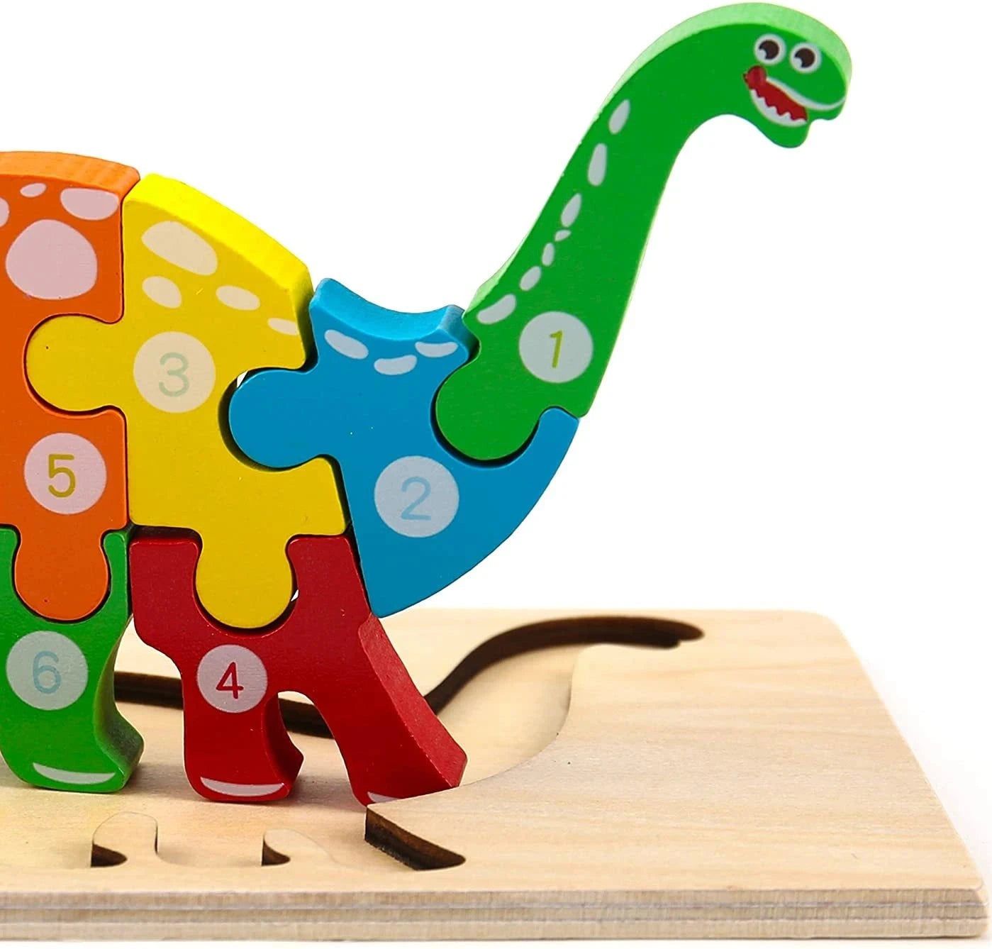 Montessori Wooden Puzzles for Toddlers - Educational Learning Toys for Kids Ages 2-4 | Perfect for Early Childhood Development & Homeschooling Activities