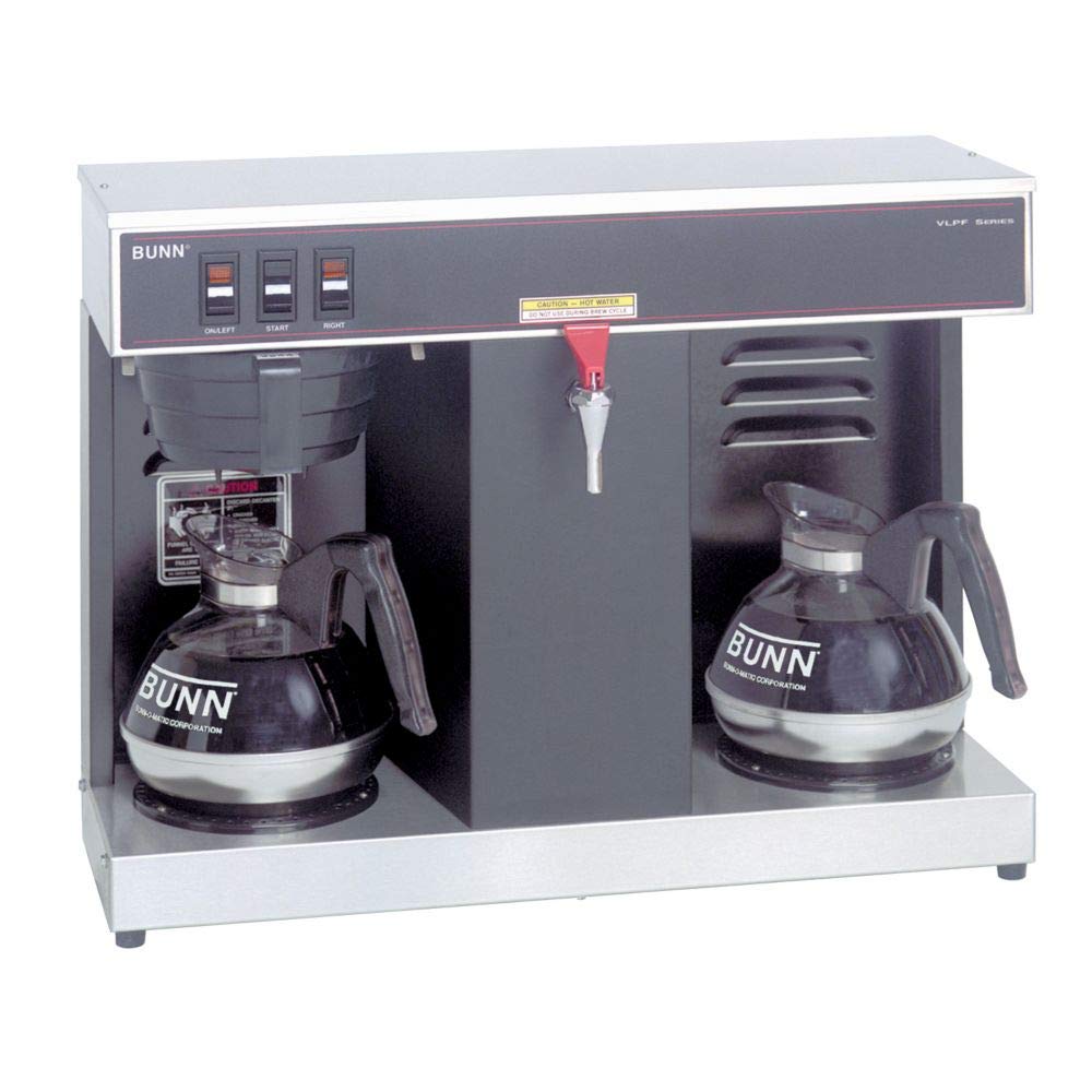 BUNN VLPF 12-Cup Automatic Commercial Coffee Maker with 2 Warmers - Model 07400.0005 | Perfect for Offices, Restaurants & High-Volume Brewing