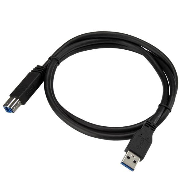 StarTech USB 3.0 A to B Cable 1m - SuperSpeed Certified for Printers & Scanners