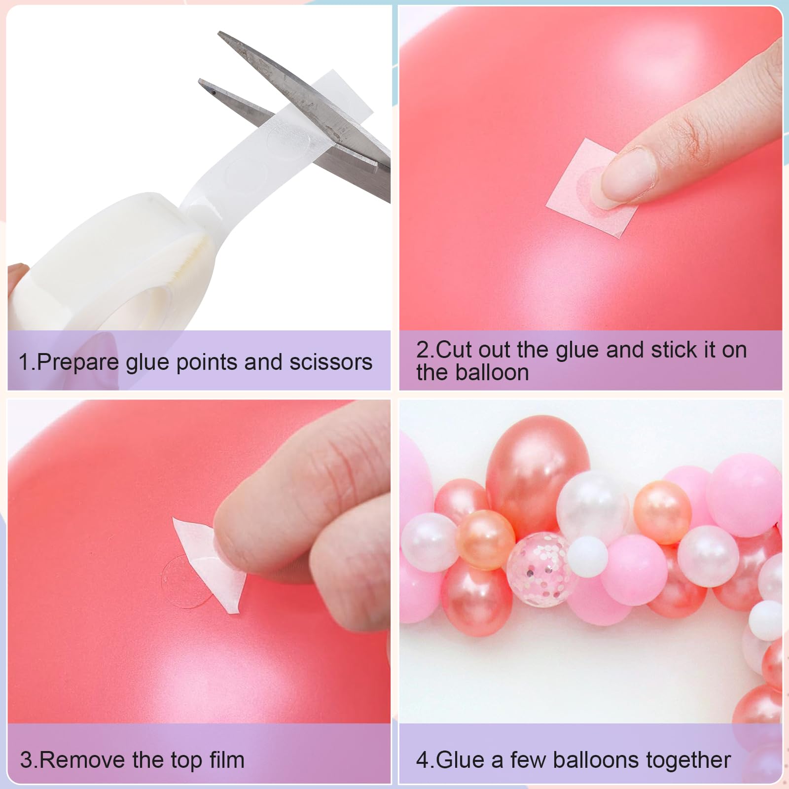 Phinus 3000-Piece Double-Sided Adhesive Dots - Strong Balloon Tape & Photo Sticky Dots for Crafts, Wedding Decorations, Scrapbooking & Wall Art | Perfect for DIY Projects, Party Decor & Home Organization