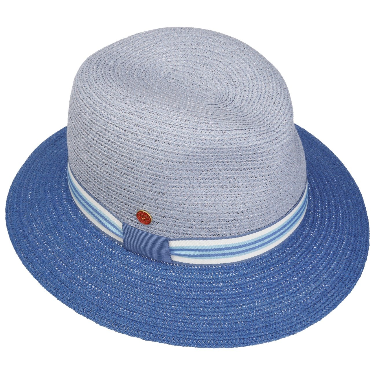 Stylish Mayser Nane Twotone Straw Hat for Women - Perfect for Travel, Beach, and Summer Outfits