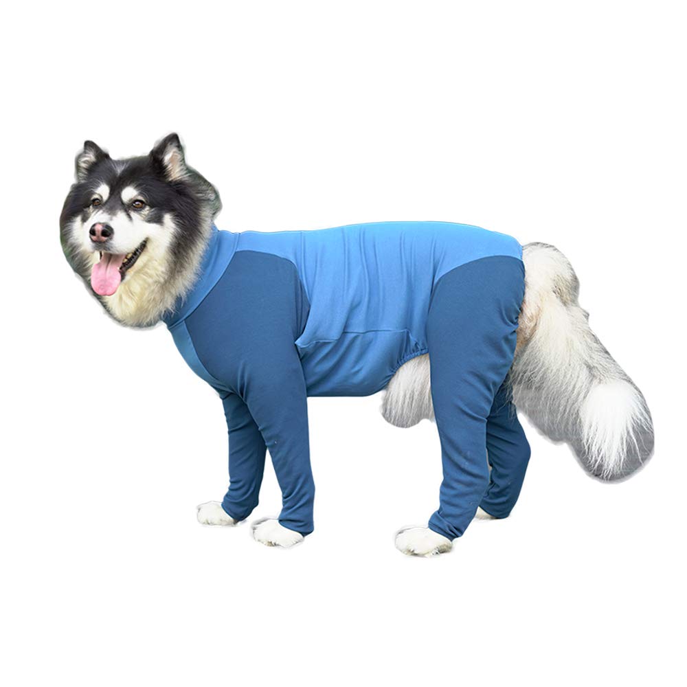 Premium Dog Clothes for Large Breeds - Stretchy Cotton Pajama Jumpsuit | Cozy Sleepwear for Medium & Large Dogs | Perfect for Indoor Lounging & Cold Weather Comfort