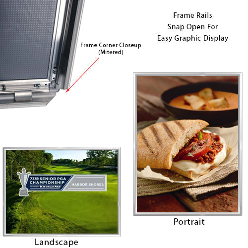 40x60 Snap Frame Poster Sign Frames 1 1/4