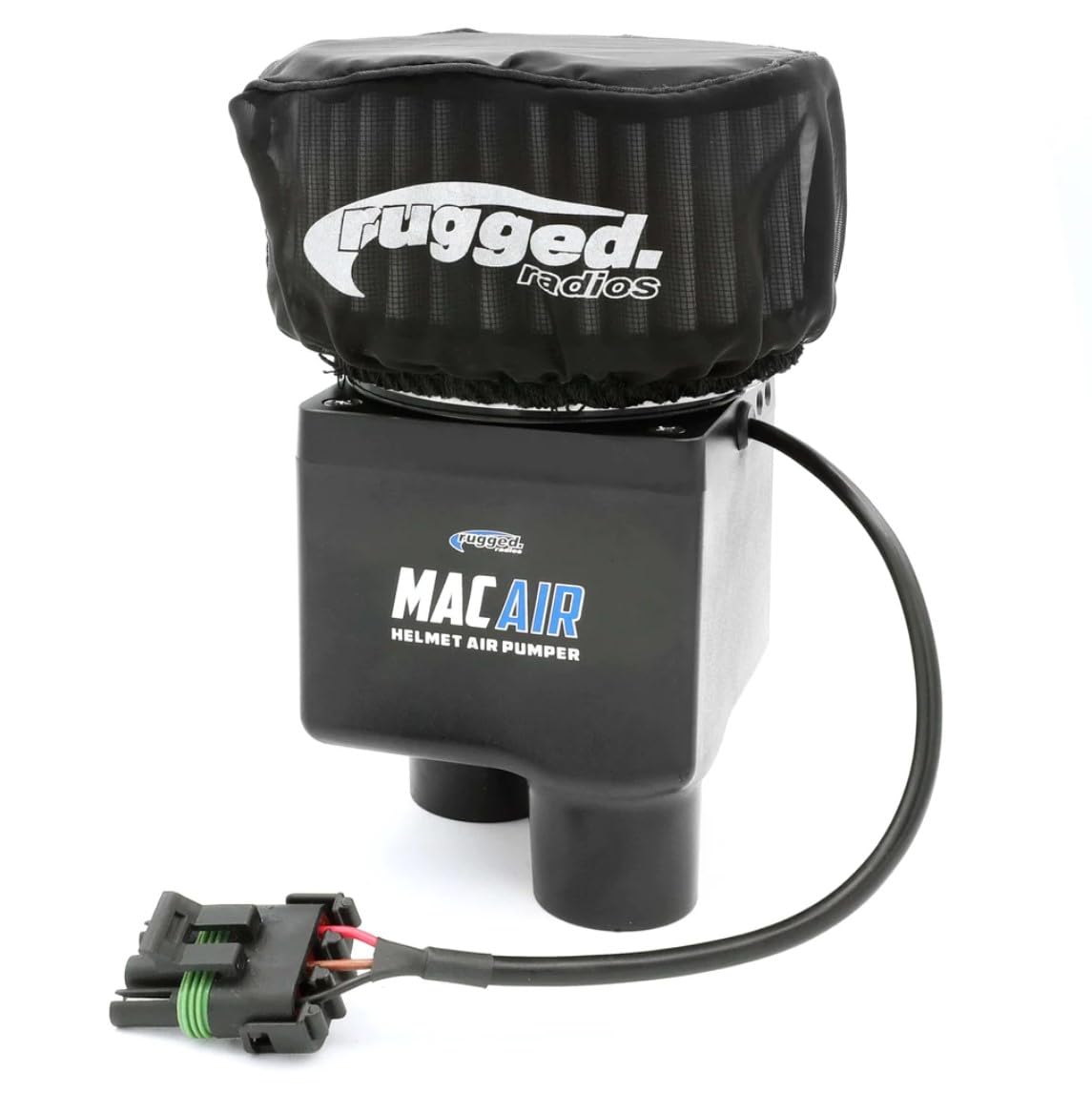 Rugged Radios MAC Air Helmet Clean Fresh Air Pumper System - 2 Person Off-Road Helmet Ventilation Kit for Dirt Bikes, ATV & UTV Riding - Dust Protection & Cooling Gear for Motorsports Enthusiasts