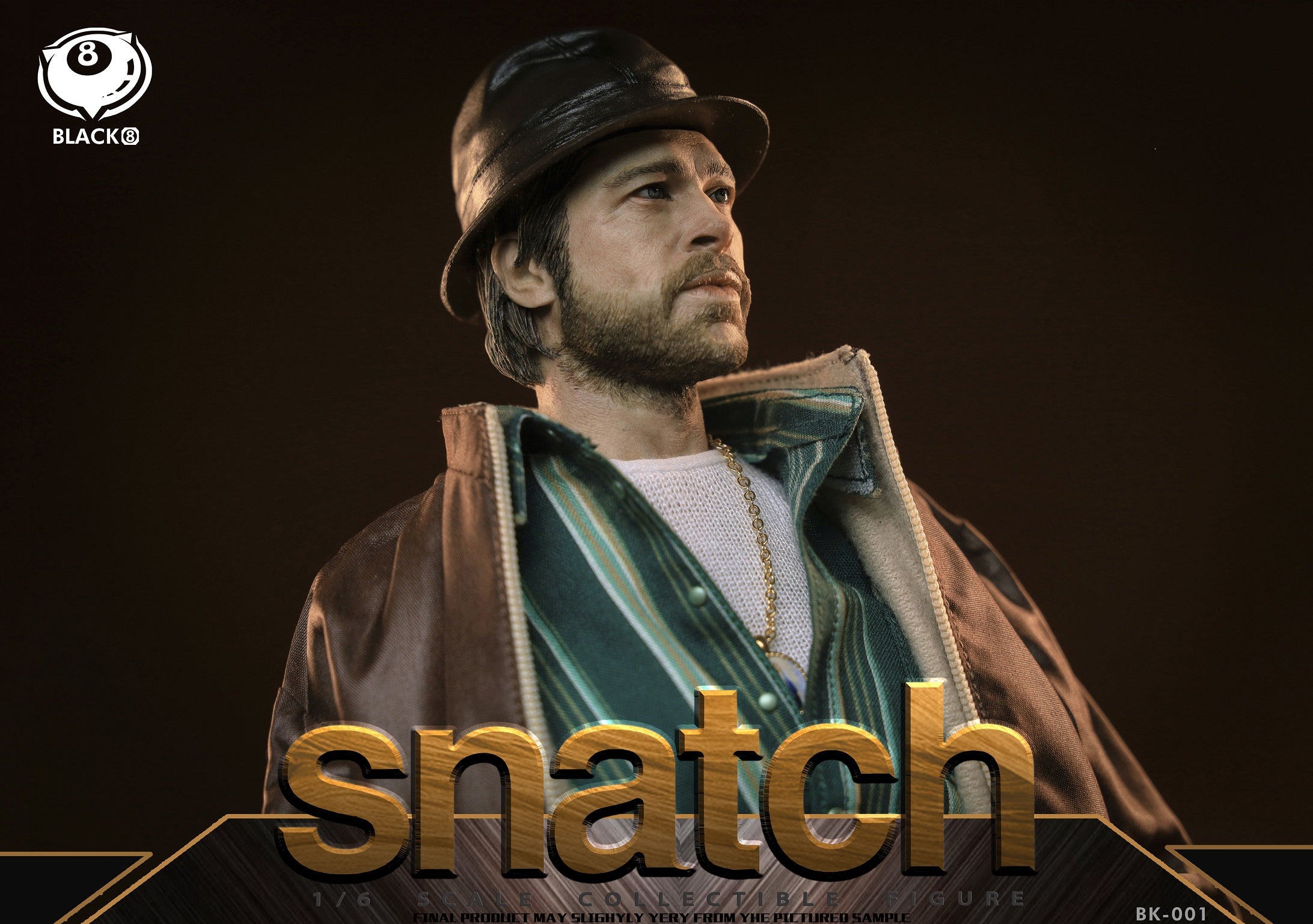 Black 8 Studio 1/6 Snatch Sixth Scale Collectible Action Figure BK 001 - Perfect for Movie Fans & Collectors Display, Photography & Gift Giving