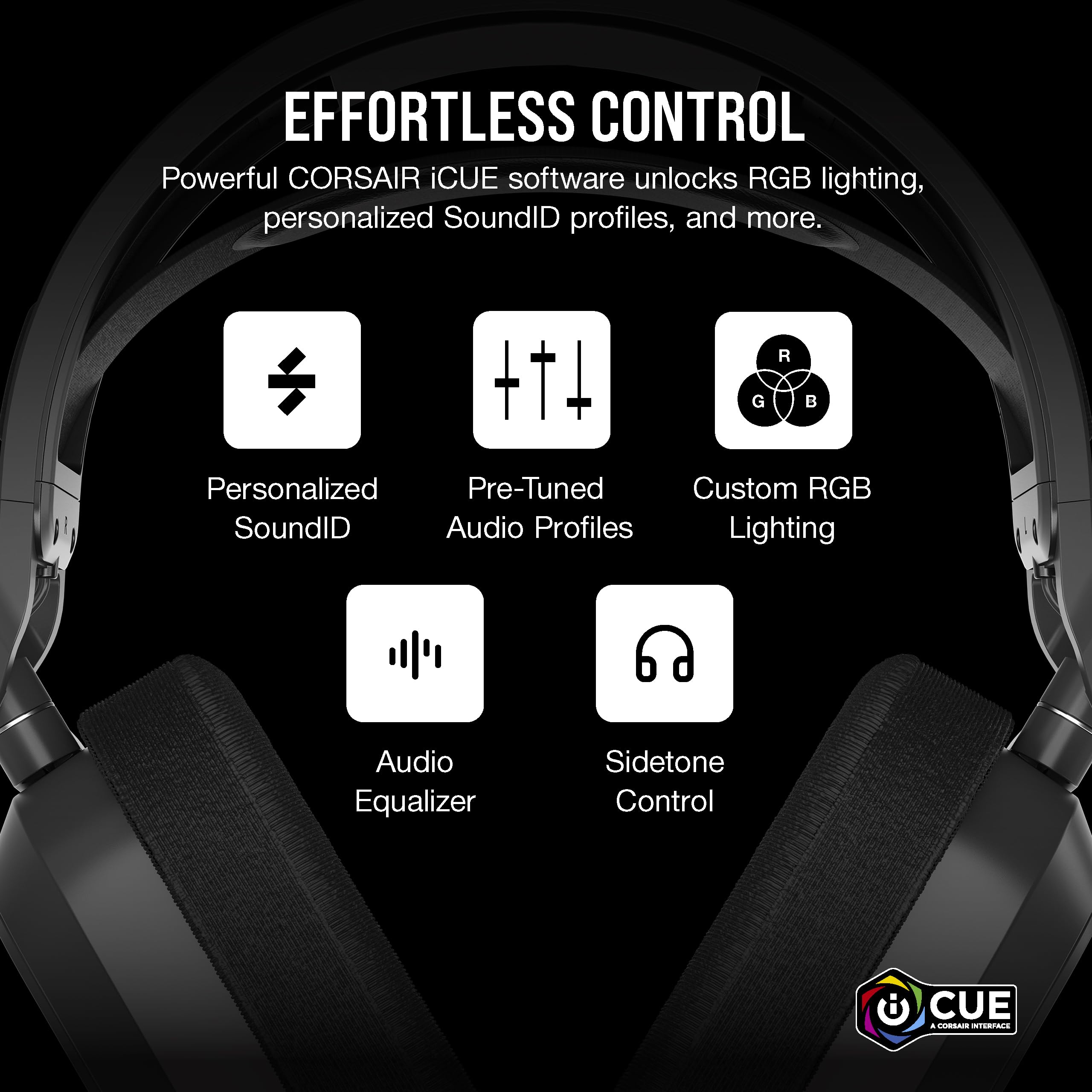 Corsair HS80 MAX Wireless Gaming Headset with Bluetooth – Dolby Atmos – Broadcast Mic – Multiplatform (PC, Mac, PS5, PS4, Mobile) – iCUE Compatible – Steel Gray – Perfect for Streaming, Competitive Gaming & Home Office Use
