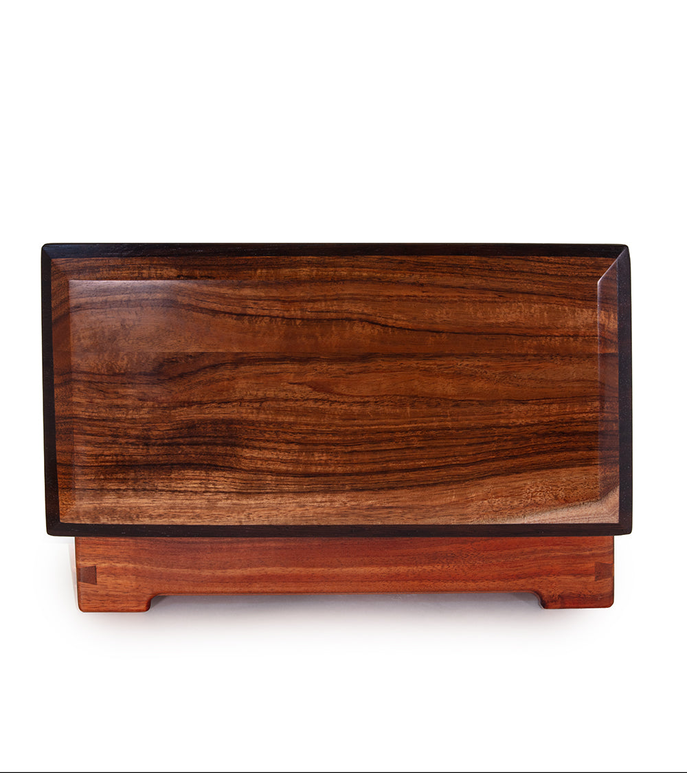 Exquisite Hope Koa Wood Marquetry Jewelry Box - Handcrafted Hawaiian Wooden Gift Box for Jewelry, Keepsakes & Valuables - Perfect for Home Decor, Wedding Gifts & Luxury Storage