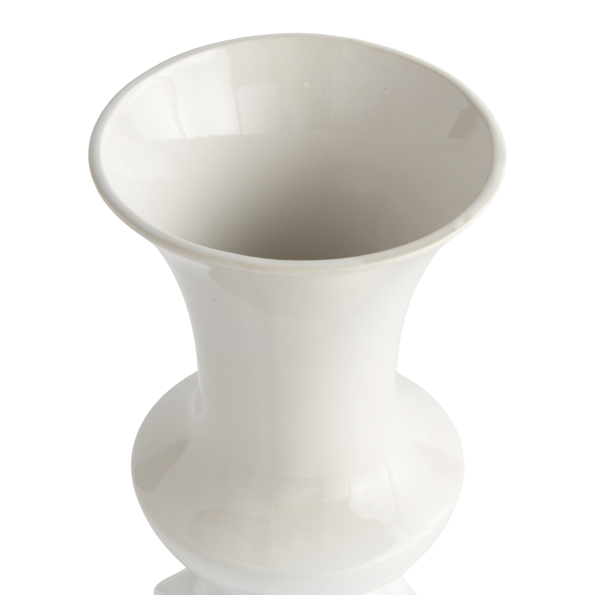 Antoinette Elegant Ceramic Footed Vase - Handcrafted Home Decor for Living Room, Dining Table, Wedding Centerpiece & Gift Idea
