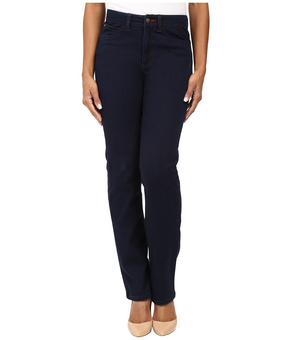 FDJ French Dressing Jeans Women's Suzanne Straight Leg Black Denim Pants - Perfect for Casual Outings, Work & Date Nights