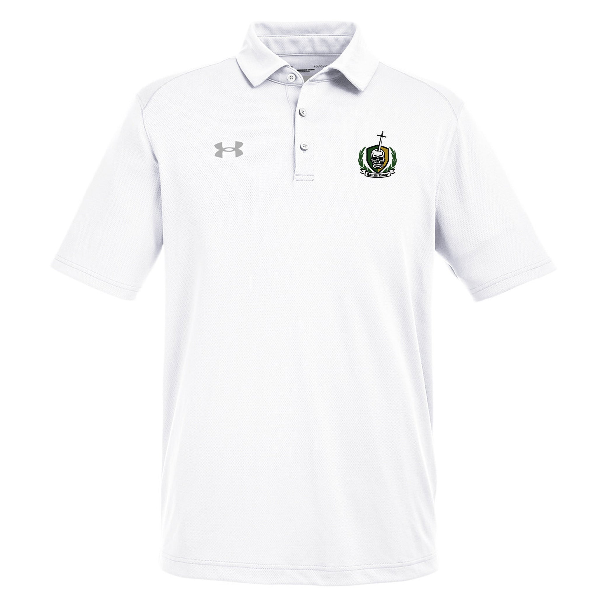 Exiles RFC Tech Polo Shirt - Breathable Quick-Dry Performance Polo for Men - Perfect for Rugby, Golf, and Casual Wear