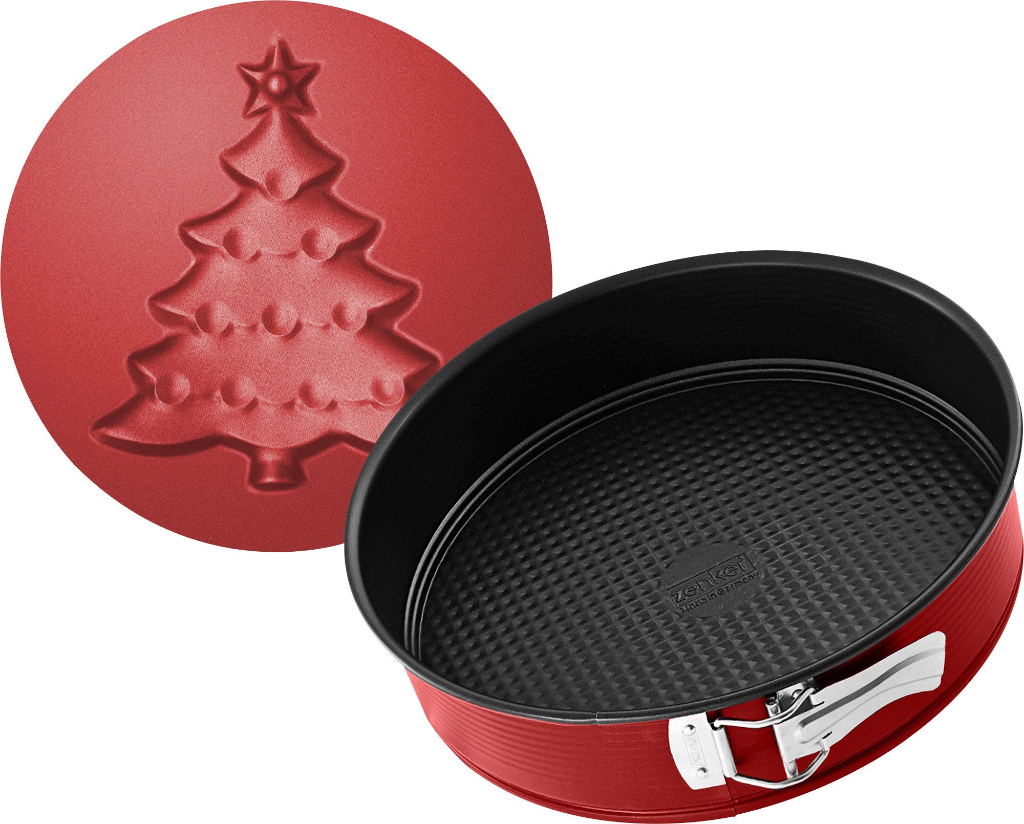 Zenker Springform Cake Pan - 9 Inch Non-Stick Round Baking Tin for Cheesecake, Pie, Quiche - Heavy Duty Carbon Steel with Removable Bottom - Perfect for Home Baking & Party Desserts