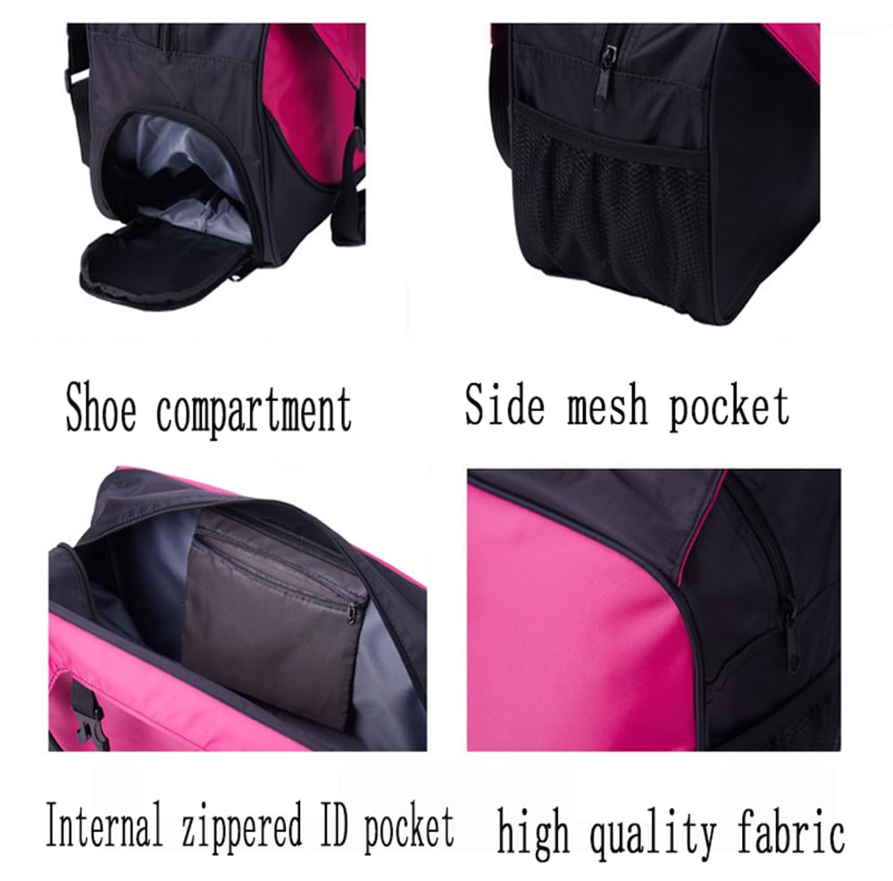 Premium Yoga Bag with Mat Holder & Shoe Compartment - Lightweight Gym Tote for Women - Perfect for Yoga, Pilates & Fitness Classes - Holds Essentials & Daily Workout Gear (Mat Not Included)