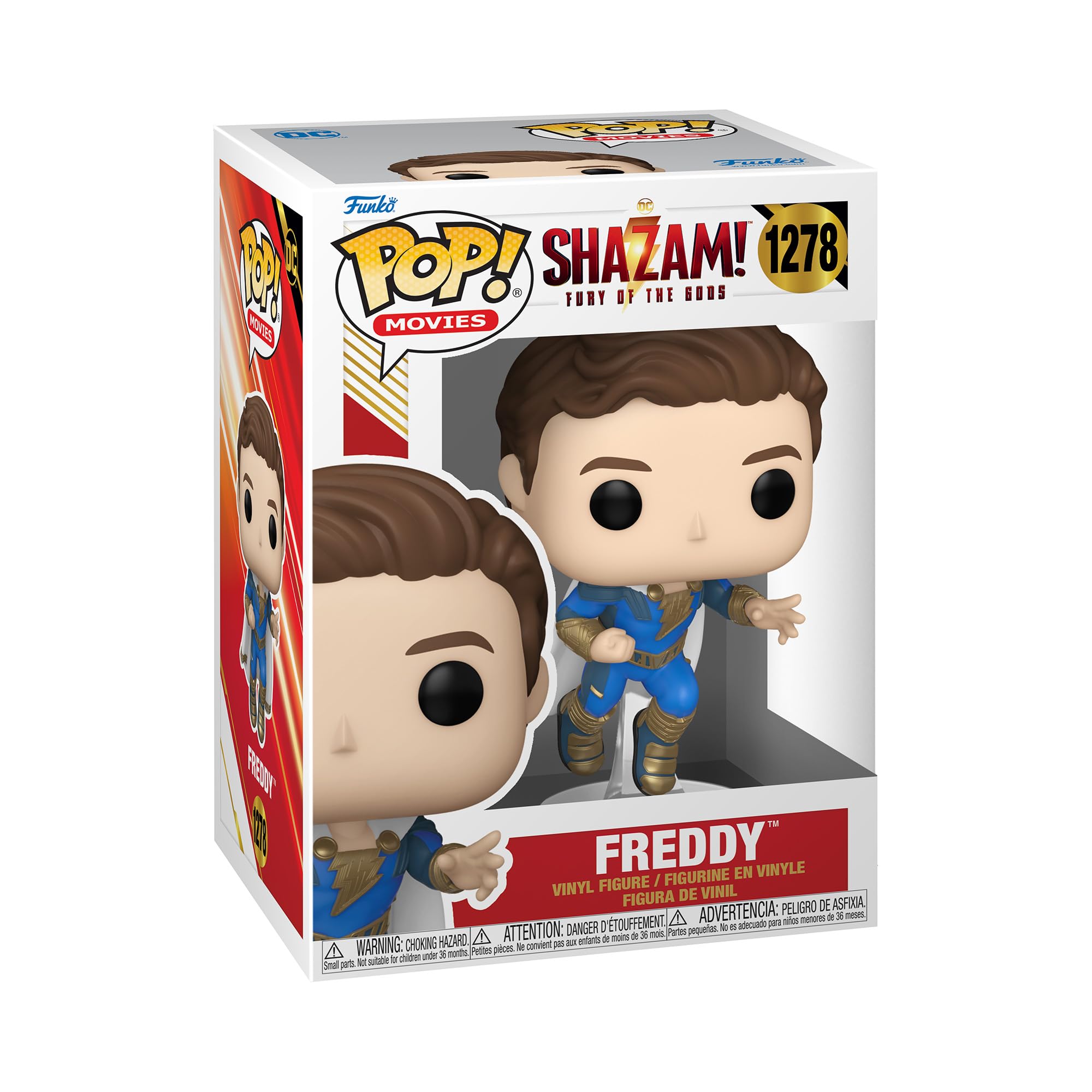 Shazam! Fury of The Gods Freddy Funko Pop - Collectible Movie Figure for DC Comics Fans - Perfect for Display, Gifts, and Superhero Collections
