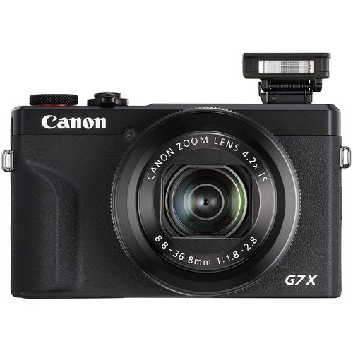 Canon PowerShot G7 X Mark III Digital Camera 20.1MP 4K Video Vlogging Camera with Flip Touch Screen & WiFi (Black) - Perfect for Travel, YouTube Vlogging & Photography