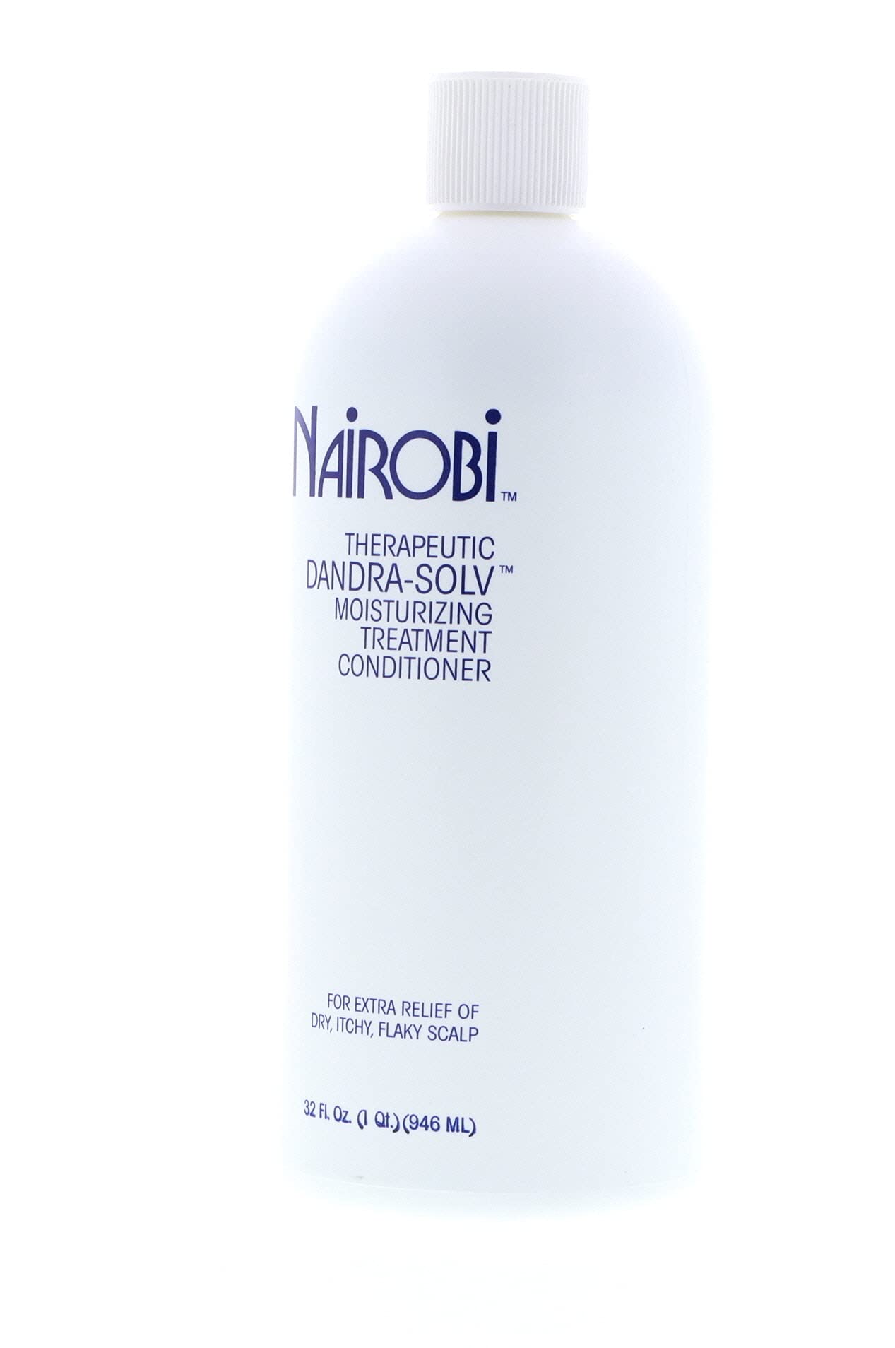 Nairobi Therapeutic Dandra-Solv Moisturizing Treatment Conditioner for Dry Scalp & Dandruff - 32 oz Unisex Hair Care - Perfect for Daily Use & Scalp Hydration