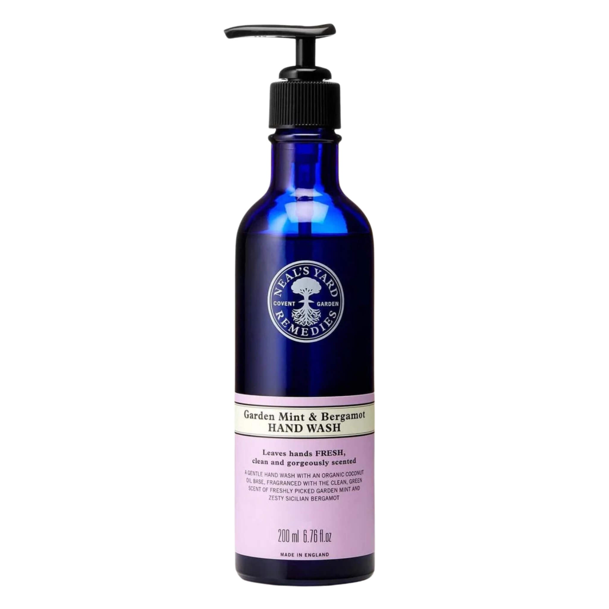 Refreshing Garden Mint & Bergamot Hand Wash - Natural Antibacterial Soap for Kitchen & Bathroom | Gentle Moisturizing Formula for Daily Use