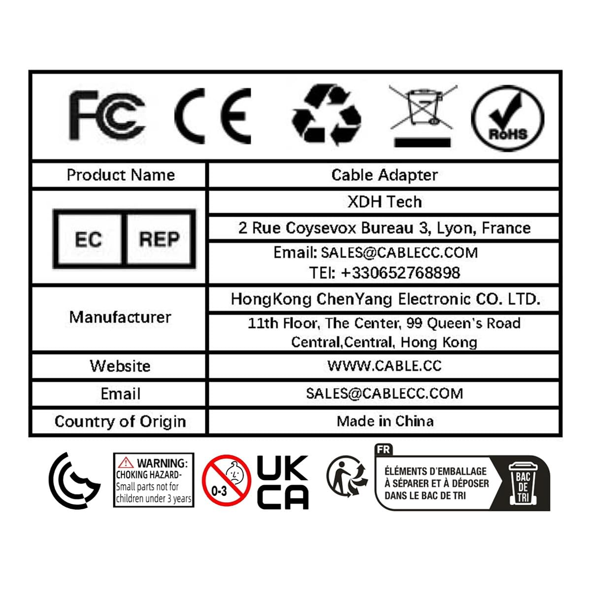 Mini DP to DP Adapter 4K 60Hz - 3pcs Set for PC Laptop TV