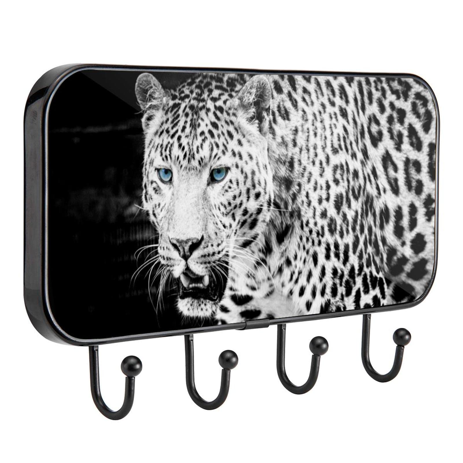 GIAPB Animal Leopard Wall Hooks - Heavy Duty Sticky Hooks for Hanging Coats, Hats, Towels & Decor - Perfect for Bedroom, Bathroom, Kitchen & Office Organization