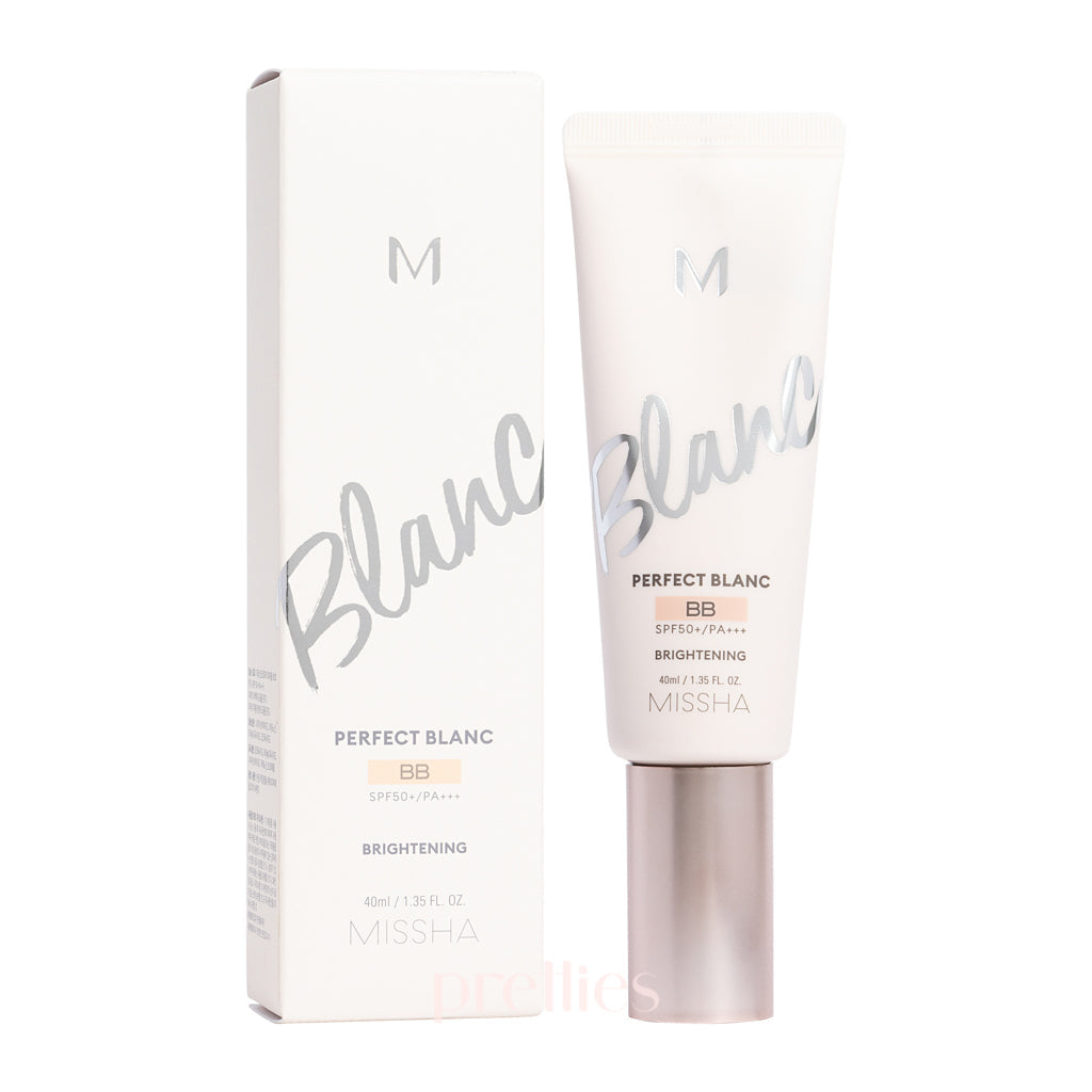 Missha M Perfect Blanc BB Cream SPF50+ PA+++ 40ml - No.21 Vanilla | Korean Beauty, Full Coverage, Oil Control & Sun Protection | Perfect for Daily Makeup & Flawless Skin