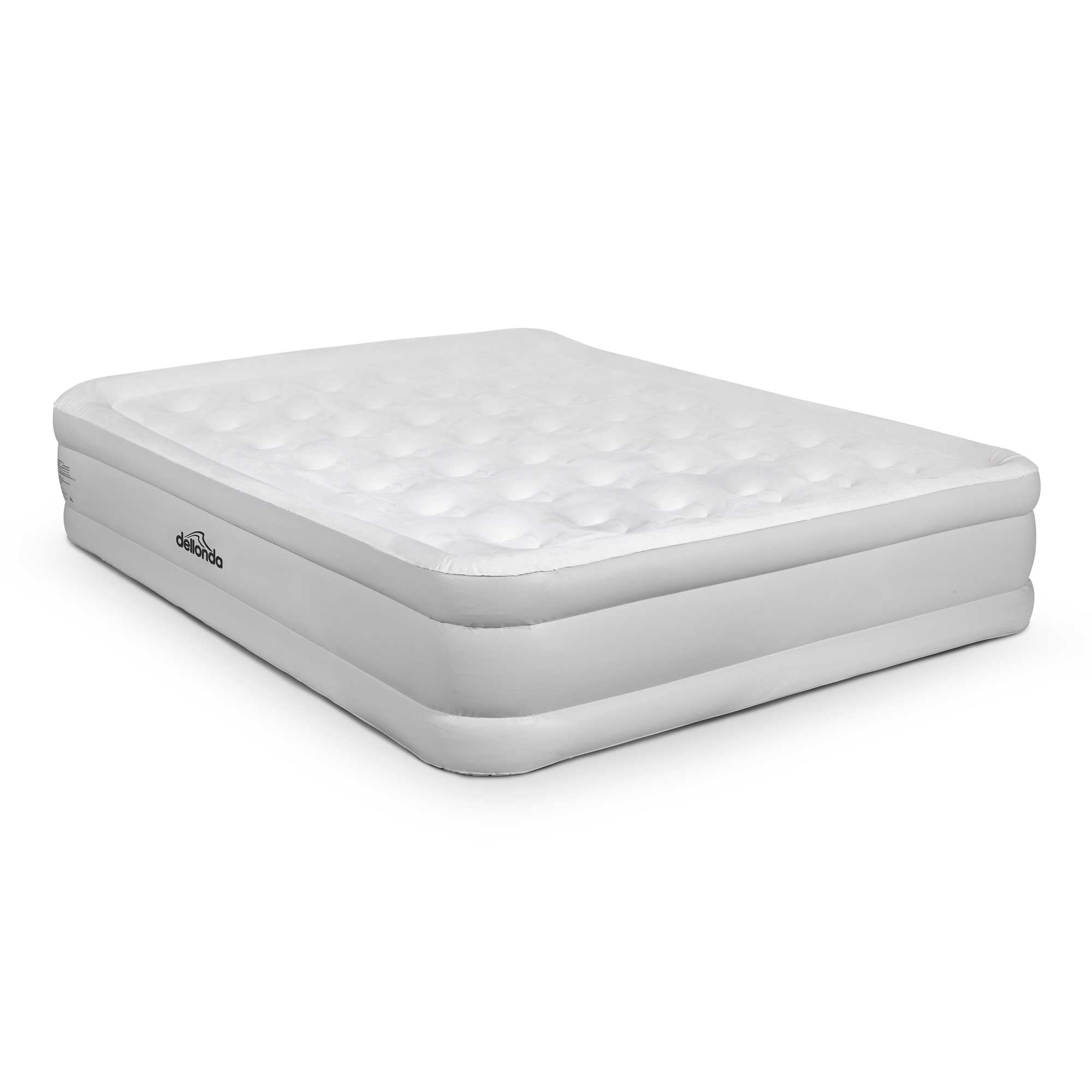 Queen Size Inflatable Air Mattress with Built-in Electric Pump - Portable & Comfortable for Camping, Guests, Travel - Includes Carry Bag & Quick Inflation DL145