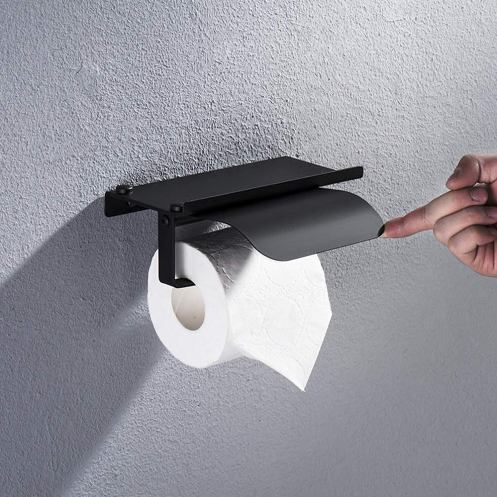 DOITOOL Waterproof Paper Roll Holder - Kitchen & Bathroom Storage Organizer for Toilet Paper, Napkins, Tissues - No Punching Required, Space-Saving Dispenser Box for Home, Office, RV Use