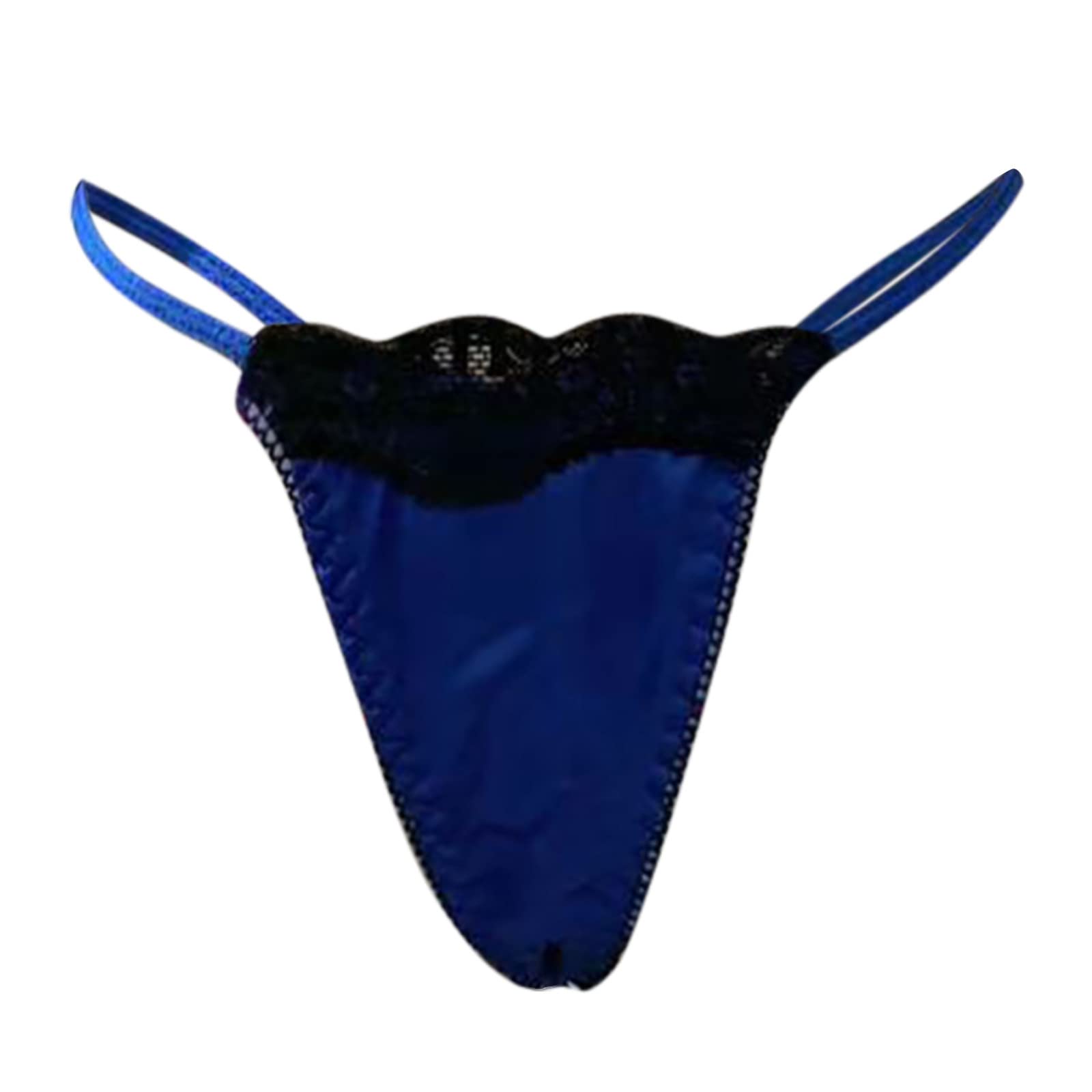 Sexy Lace G-String Thong Underwear for Women - Low Rise Hollow Out See-Through Panties - Perfect for Valentine's Day, Honeymoon & Romantic Nights