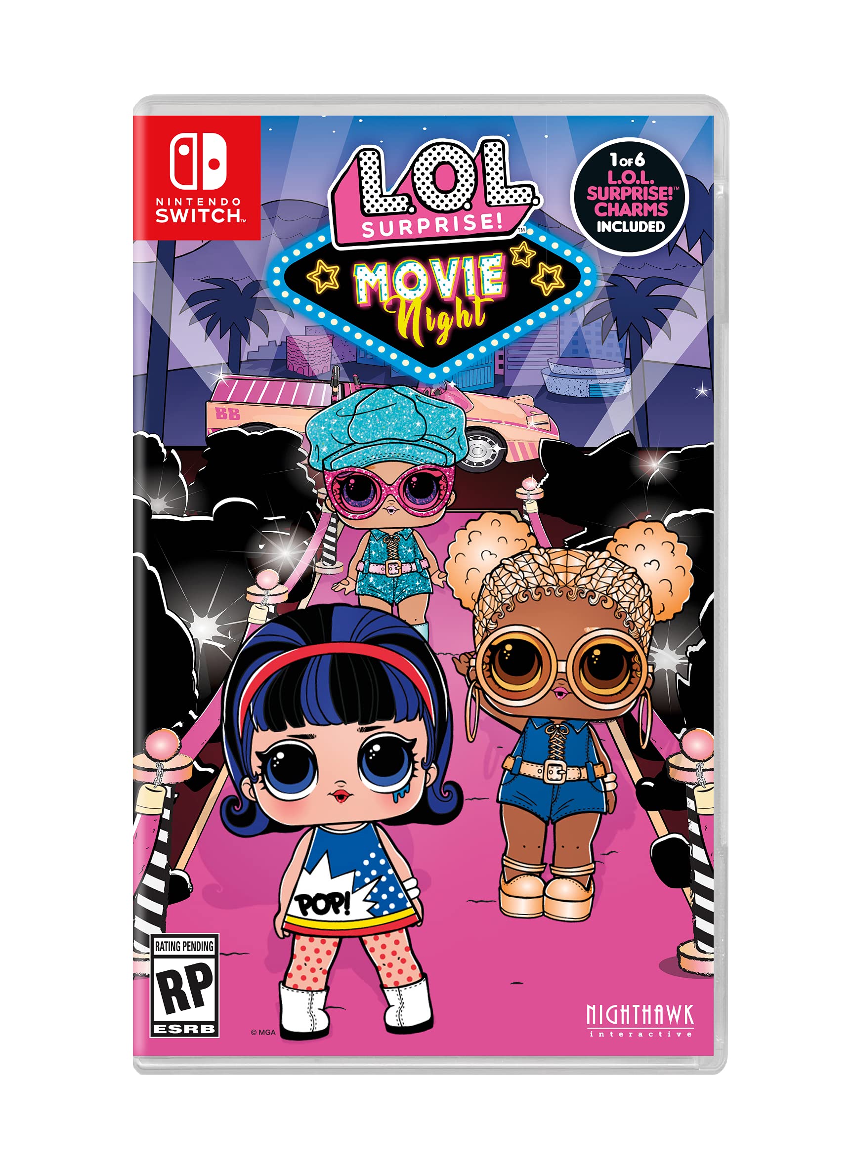 LOL Surprise! Movie Night Doll Playset - Interactive Collectible Toy for Kids - Perfect for Birthday Gifts & Playtime Fun