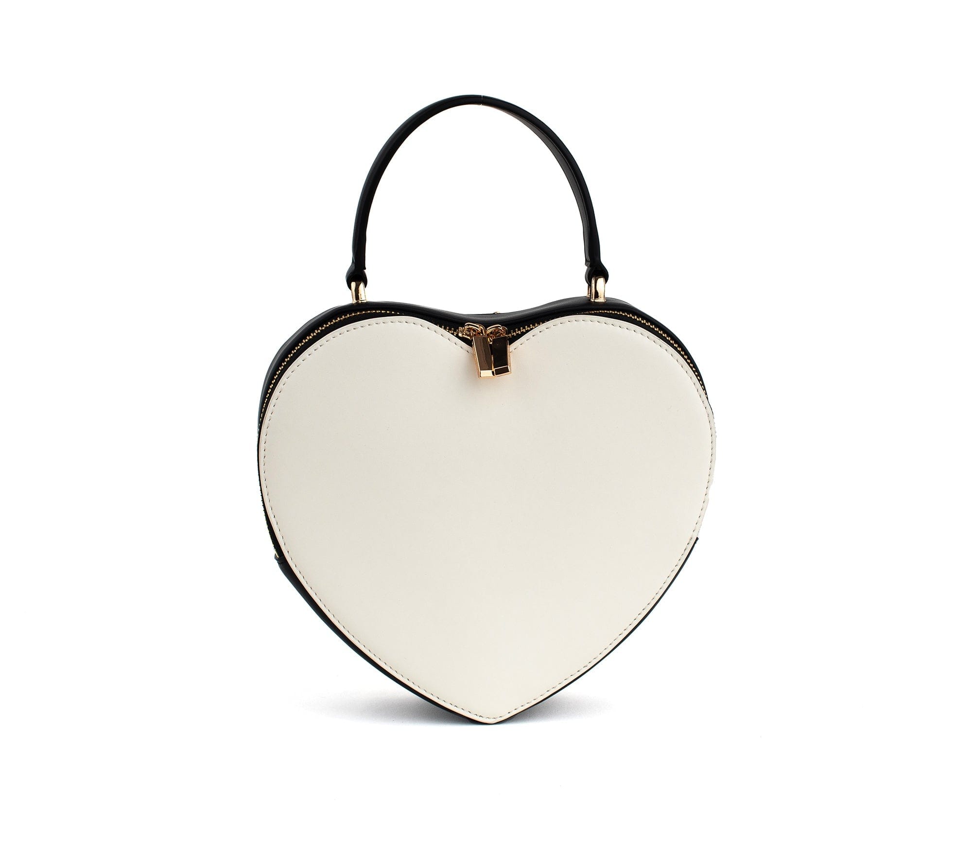 Sweetheart Tiffany Vegan Leather Crossbody Bag for Women - Stylish Black & White Purse | Perfect for Date Night, Shopping & Travel Accessories