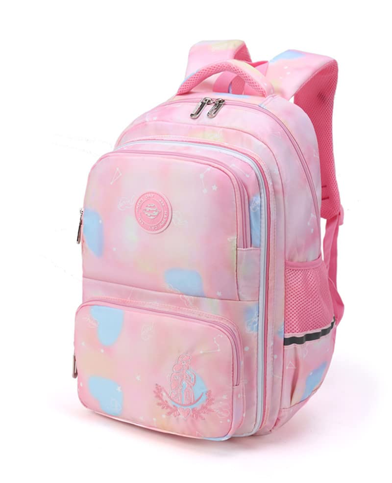 **Large Capacity Waterproof Kids Backpack for Girls - Durable Elementary School Bookbag, Lightweight Travel Backpack for Daily Use, School, and Outdoor Adventures**
