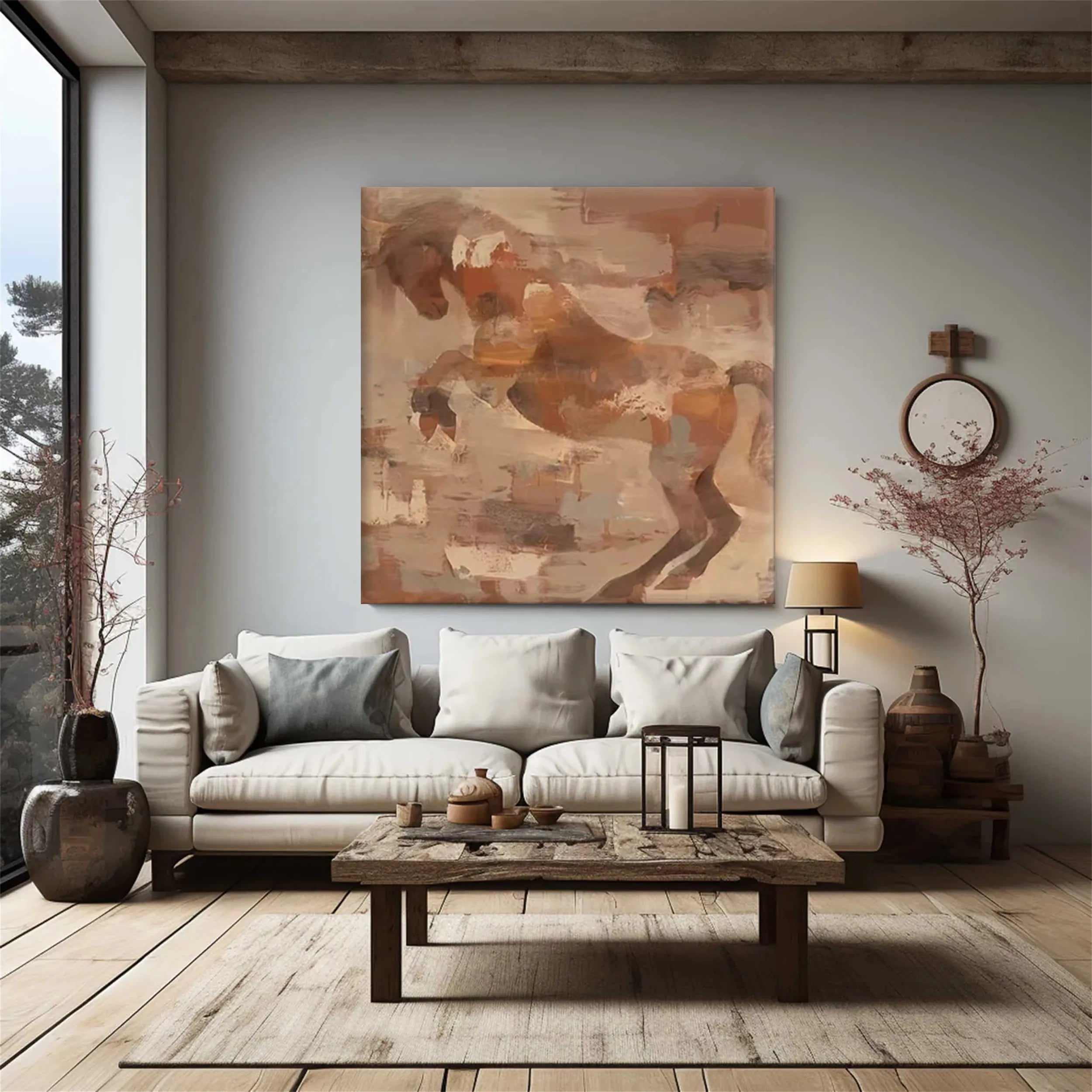 Animal Art Painting #AP017 - Handmade Wildlife Canvas Art for Home & Office Decor | Perfect for Living Room, Bedroom, or Gift