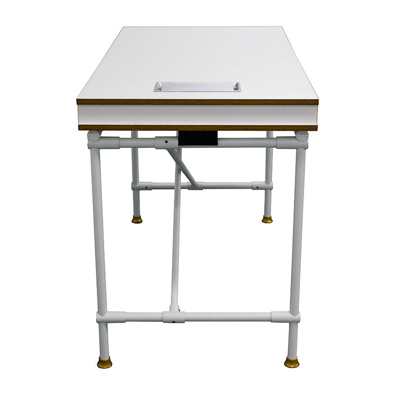 PARKER Study Desk 1.2M White - Modern Writing Desk for Home Office, Student Study & Small Spaces - Perfect for Work, Reading & Online Classes