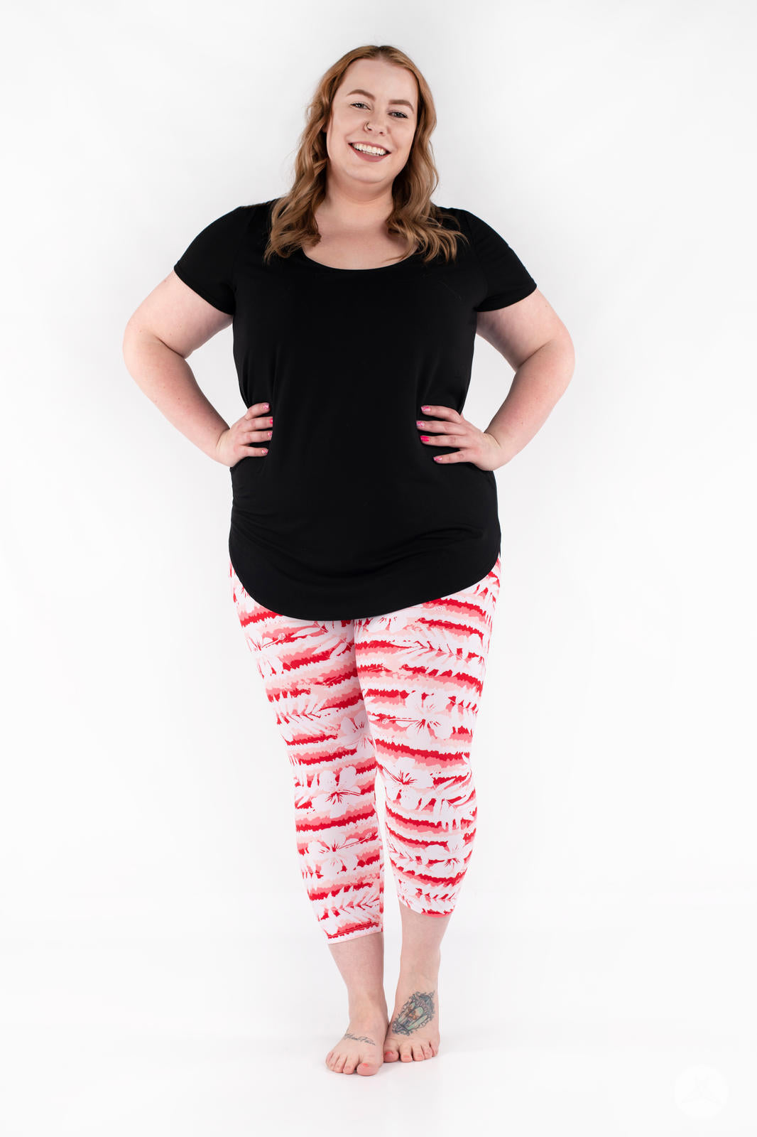Surfs Up Patterned Leggings - Trendy Printed Yoga Pants for Women - Perfect for Surfing, Beach Outings & Active Lifestyle