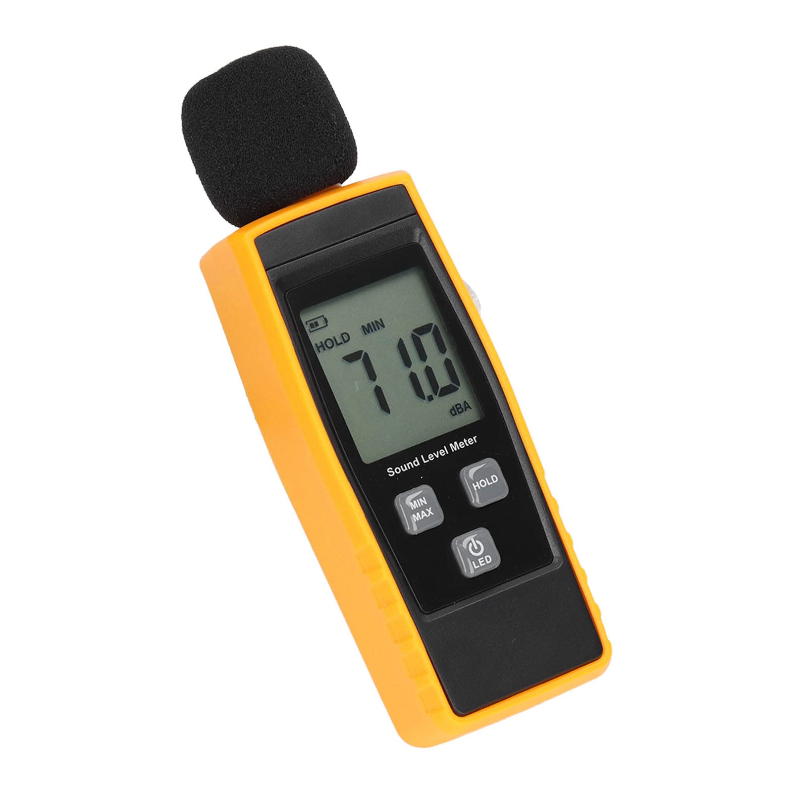 Digital Sound Level Meter - Portable Noise Decibel Tester with LCD Display, 30-130dB Range for Home, Office, Factory & Outdoor Use | Easy Operation & Accurate Measurement