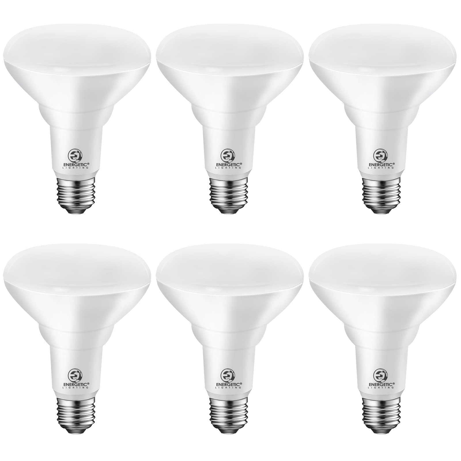 Energy Star Certified LED BR30 Flood Light Bulbs 6 Pack - 65W Equivalent, 750 Lumens, 5000K Daylight, Dimmable for Indoor Recessed Can Lights - UL Listed - Perfect for Kitchens, Living Rooms & Basements