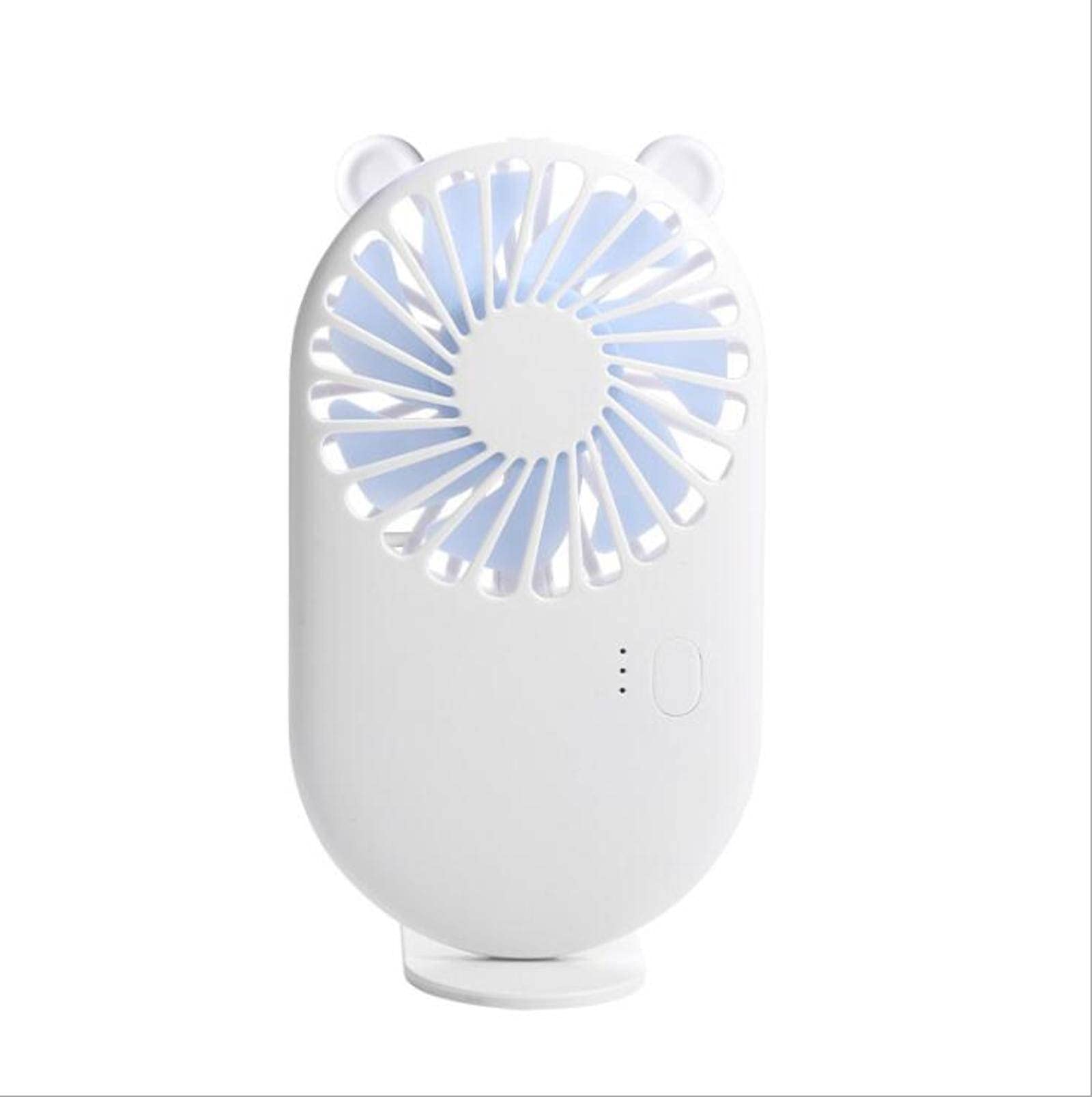 Portable USB Mini Fan - Rechargeable Handheld Fan with Foldable Design, Perfect for Dorm, Office, Travel & Outdoor Use | Compact Personal Cooling Fan with Desktop Stand