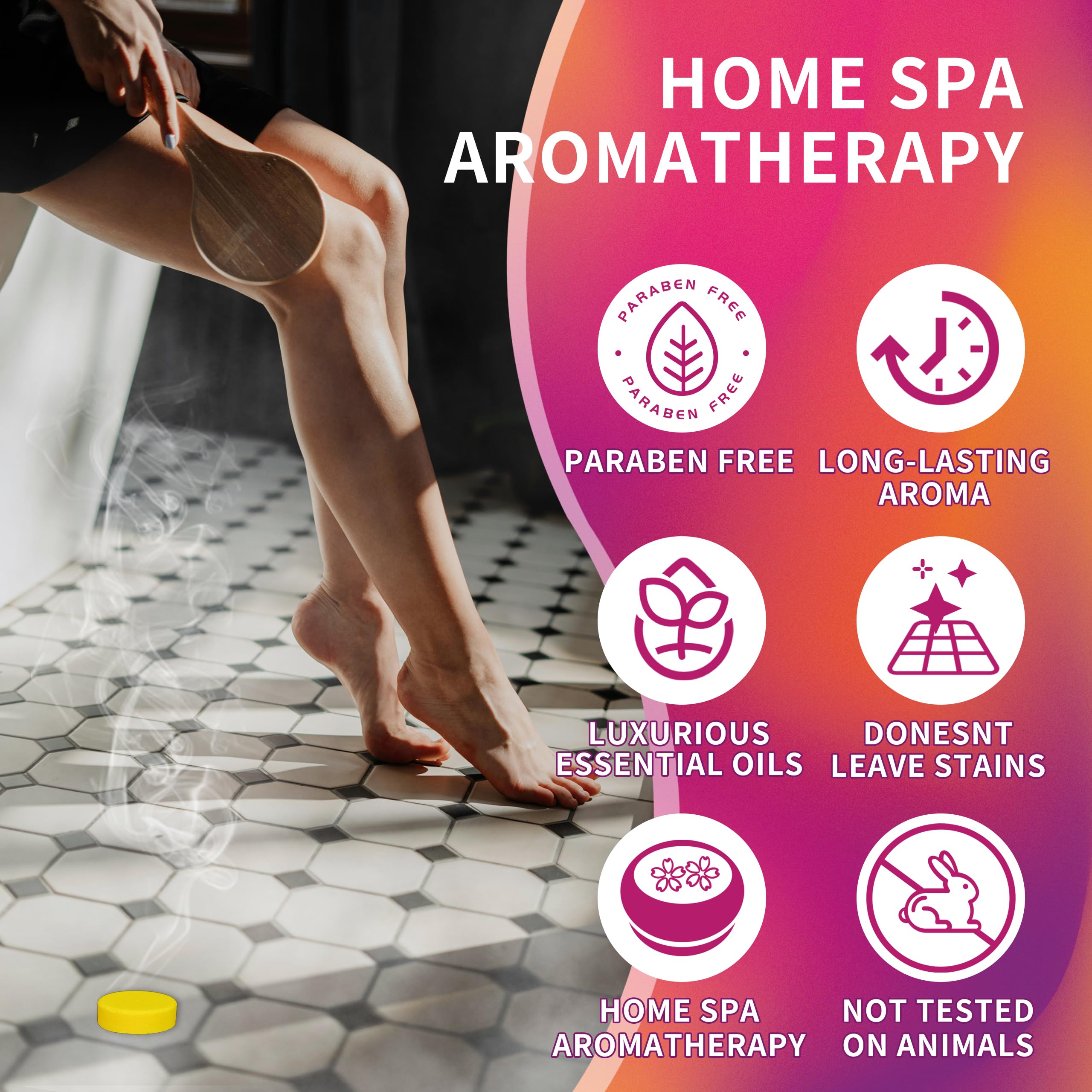 20 Pack Aromatherapy Shower Steamers with Essential Oils - Relaxing Bath Bombs for Women, Stress Relief Spa Gifts, Birthday Present for Her - Perfect for Self-Care, Mother's Day & Holiday Gifts