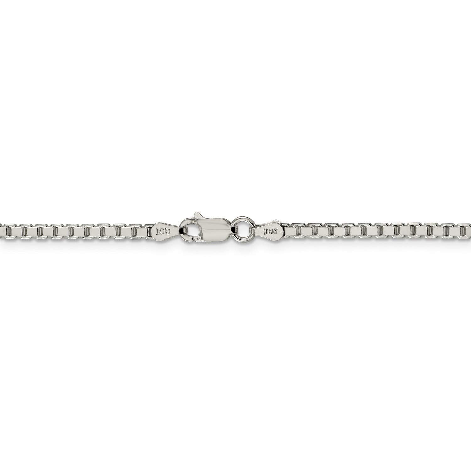 925 Sterling Silver Classic Box Chain Necklace, Bracelet or Anklet - Dainty Jewelry for Women, Gift for Her, Everyday Wear & Special Occasions